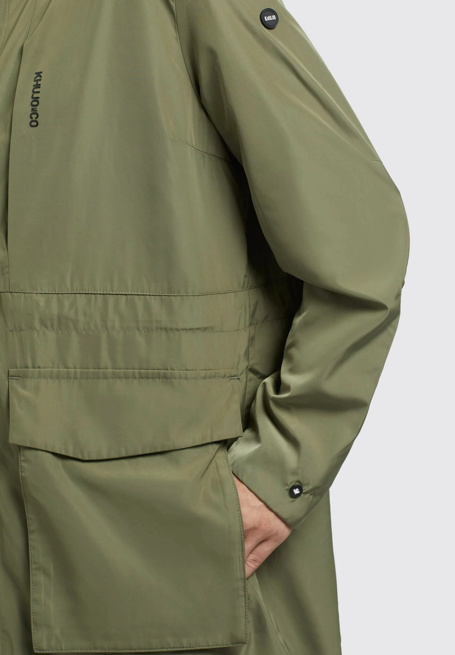 Khujo Mantel Ging - Abrigo Corto - Olivgrün 8 Khujo Mantel Ging - Abrigo Corto - Olivgrün - Imagen 6