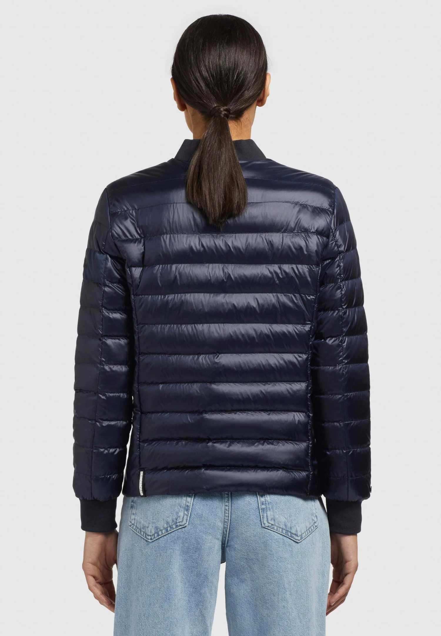 Khujo Maude Shiny - Chaquetas Bomber - Dunkelblau 5 Khujo Maude Shiny - Chaquetas Bomber - Dunkelblau - Imagen 3