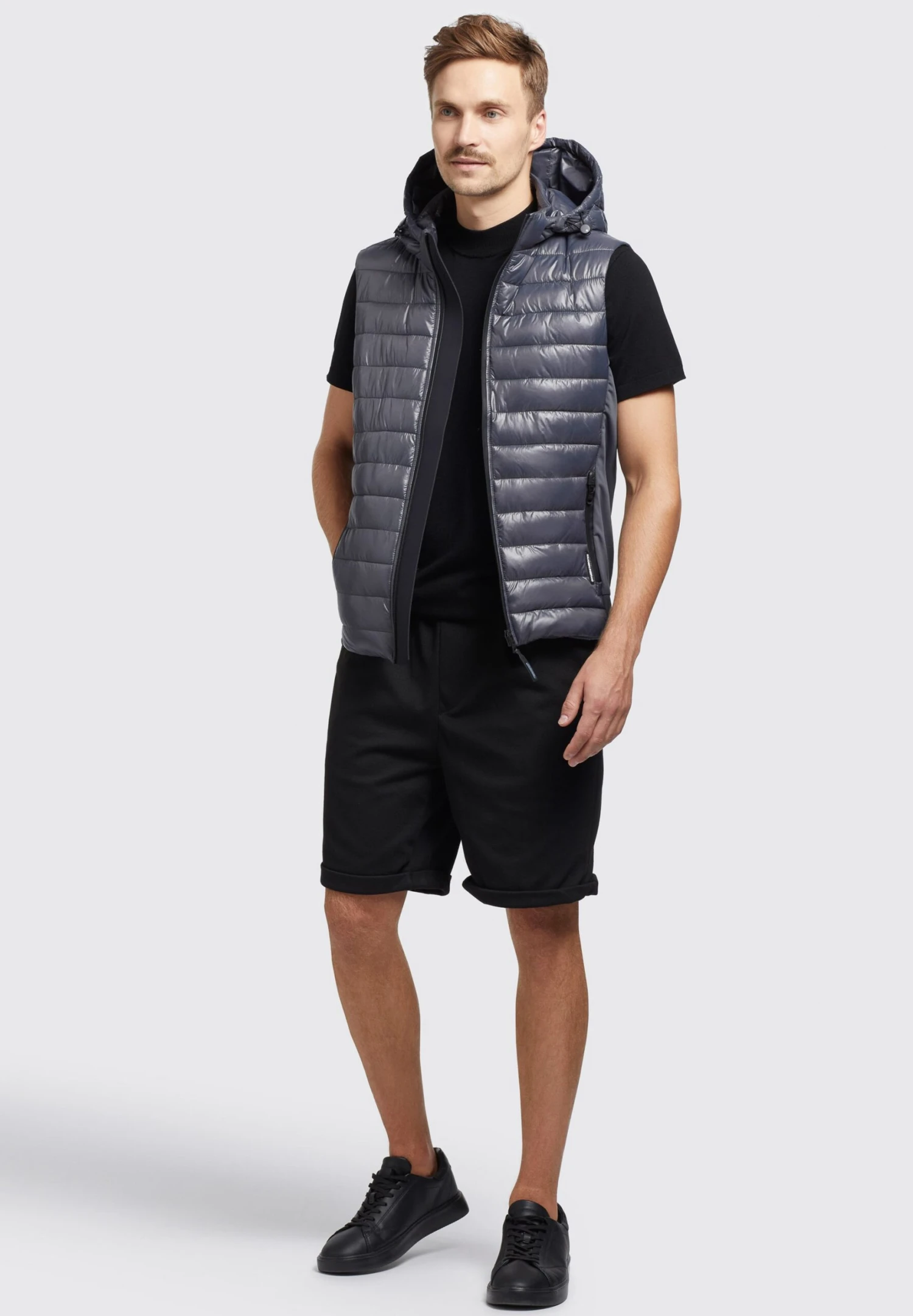 Khujo Wemo Shiny - Chaleco - Grau 4 Khujo Wemo Shiny - Chaleco - Grau - Imagen 2