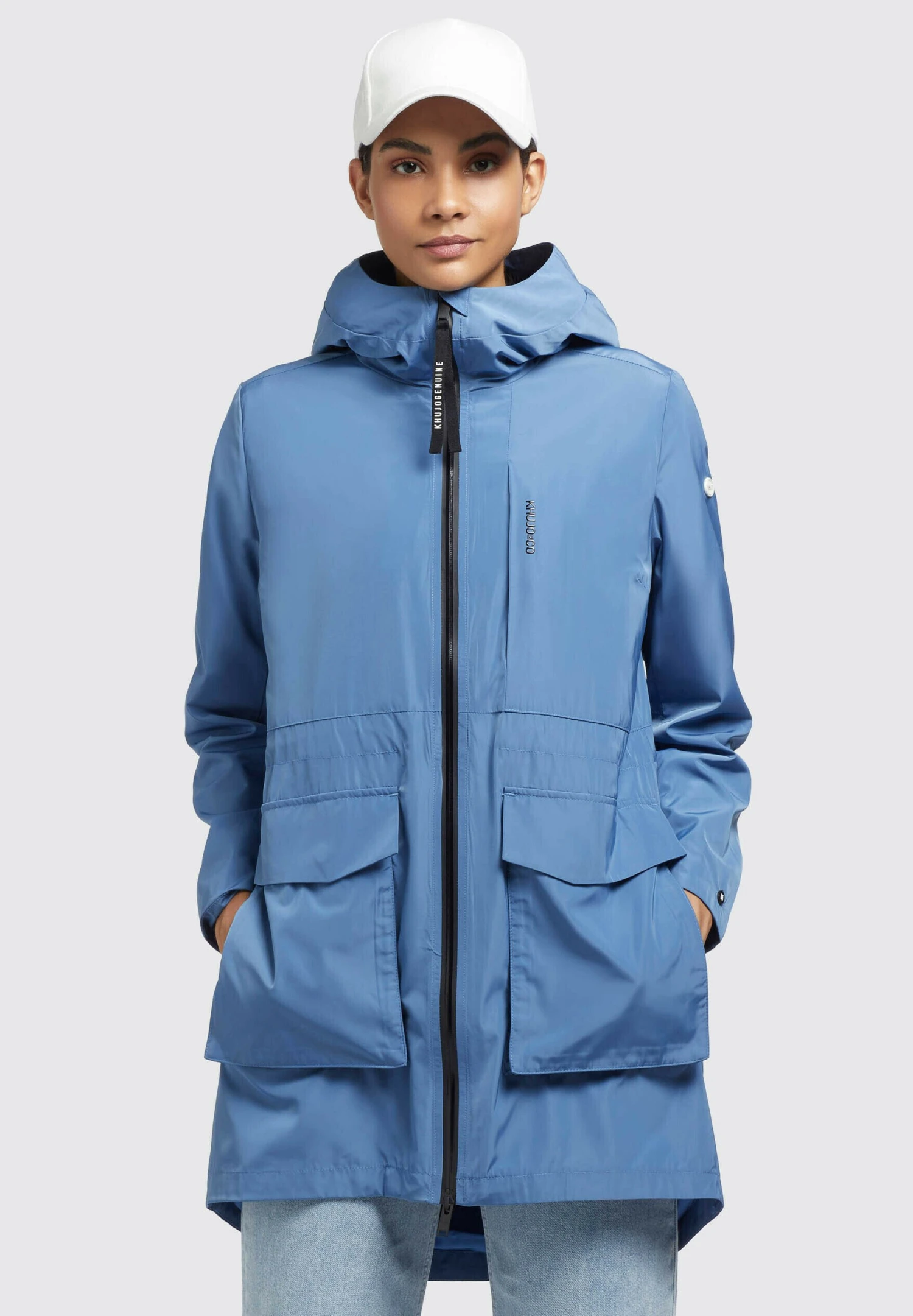 Khujo Mantel Ging - Abrigo Corto - Blau 3 Khujo Mantel Ging - Abrigo Corto - Blau