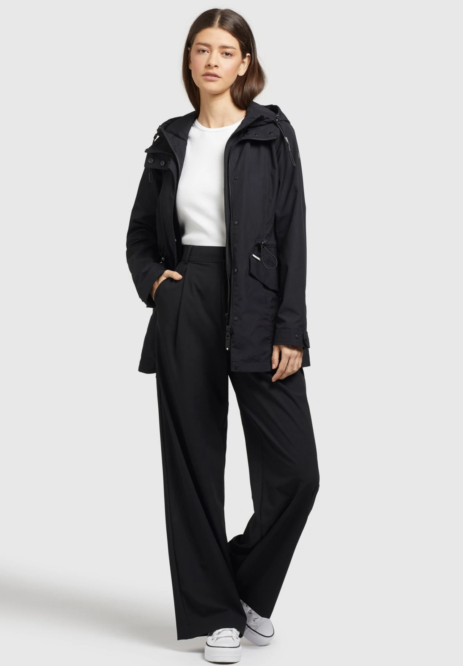 Khujo Felina - Impermeable - Schwarz 7 Khujo Felina - Impermeable - Schwarz - Imagen 5