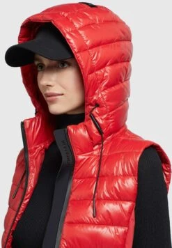 Khujo Fabia Shiny - Chaleco - Rot 15 Khujo Fabia Shiny - Chaleco - Rot -Tienda Ropa Moderna 2669b984d3d24566ac66d3ec27bfb626