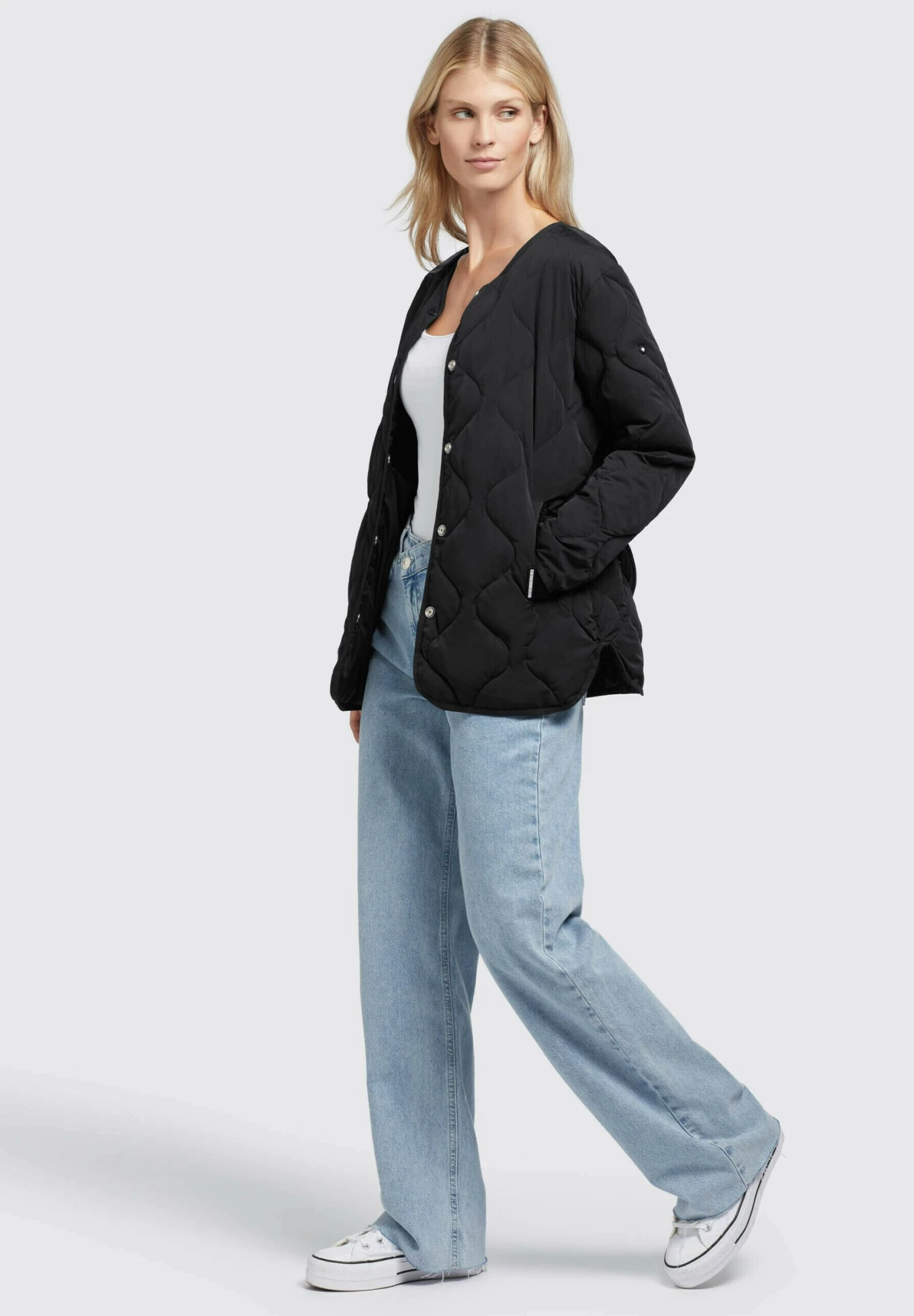 Khujo Yuna - Chaqueta De Entretiempo - Schwarz 7 Khujo Yuna - Chaqueta De Entretiempo - Schwarz - Imagen 5