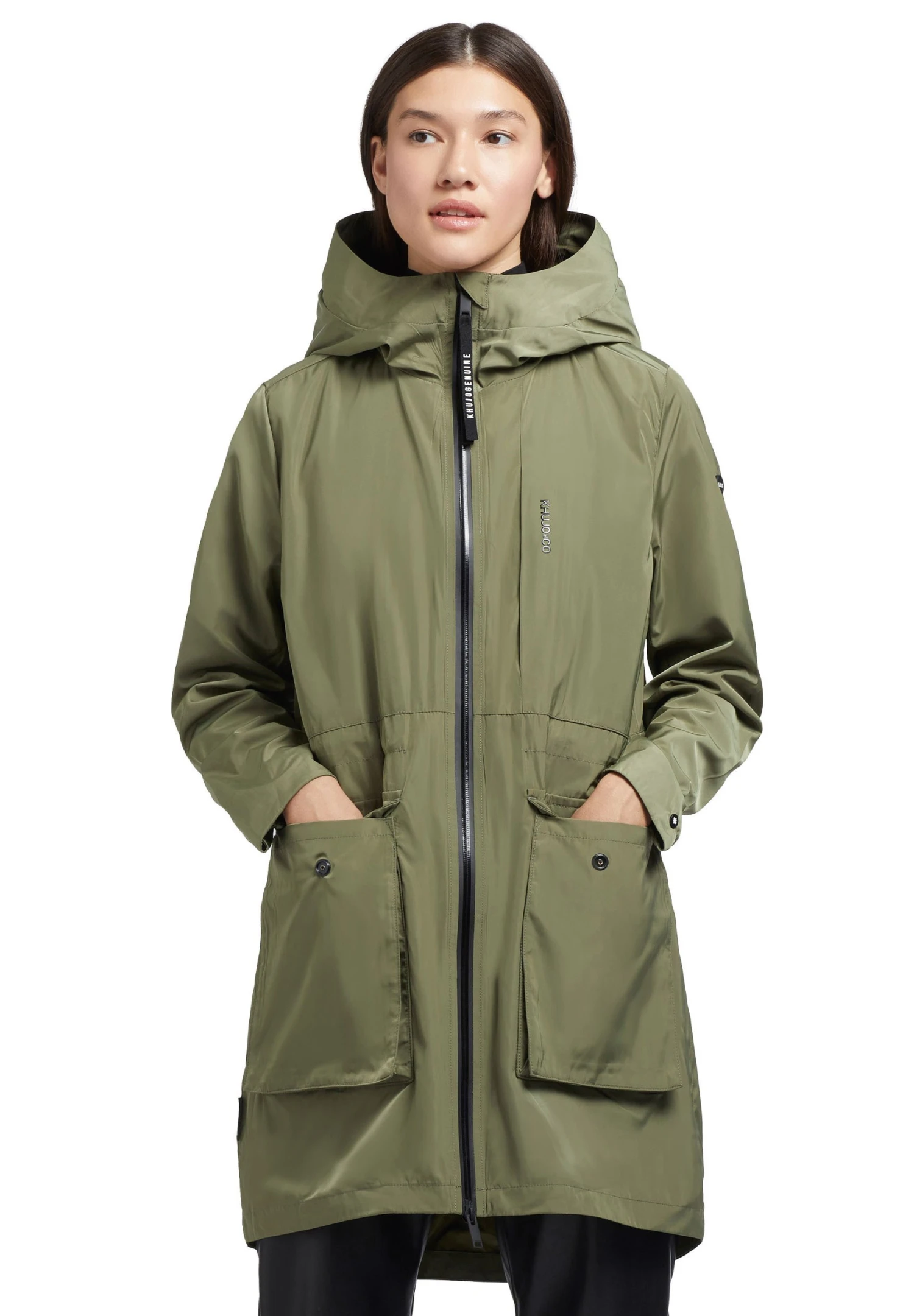 Khujo Mantel Ging - Abrigo Corto - Olivgrün 10 Khujo Mantel Ging - Abrigo Corto - Olivgrün - Imagen 8