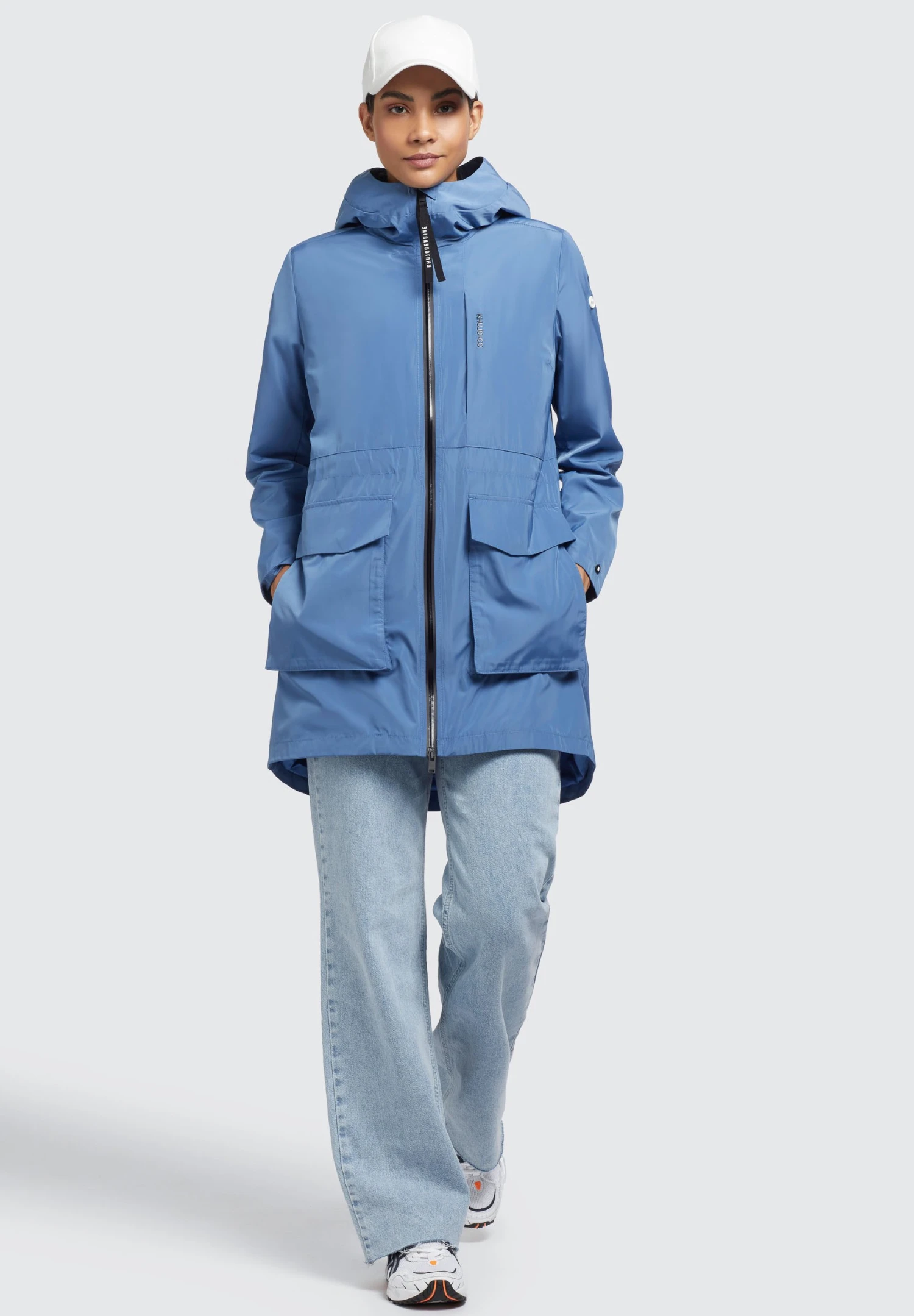 Khujo Mantel Ging - Abrigo Corto - Blau 4 Khujo Mantel Ging - Abrigo Corto - Blau - Imagen 2