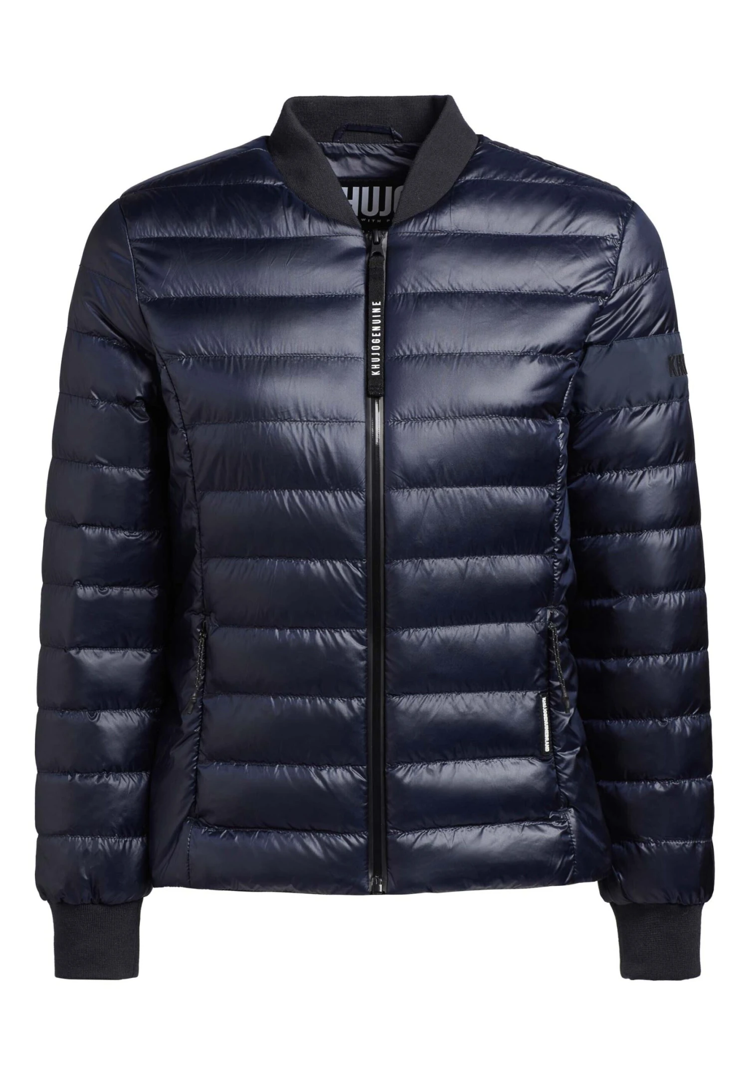 Khujo Maude Shiny - Chaquetas Bomber - Dunkelblau 10 Khujo Maude Shiny - Chaquetas Bomber - Dunkelblau - Imagen 8