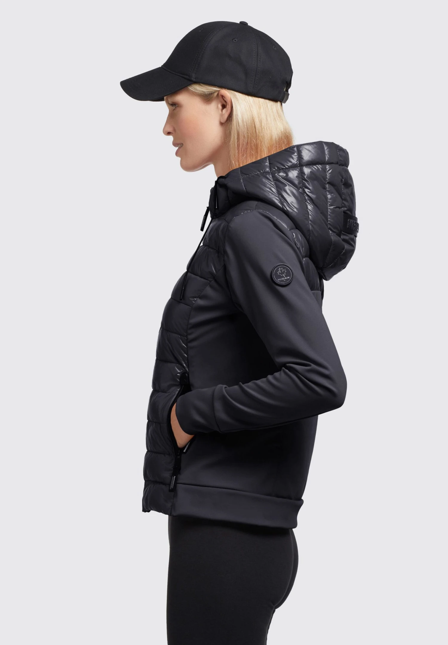 Khujo Ghita Shiny - Chaqueta De Entretiempo - Schwarz 6 Khujo Ghita Shiny - Chaqueta De Entretiempo - Schwarz - Imagen 4