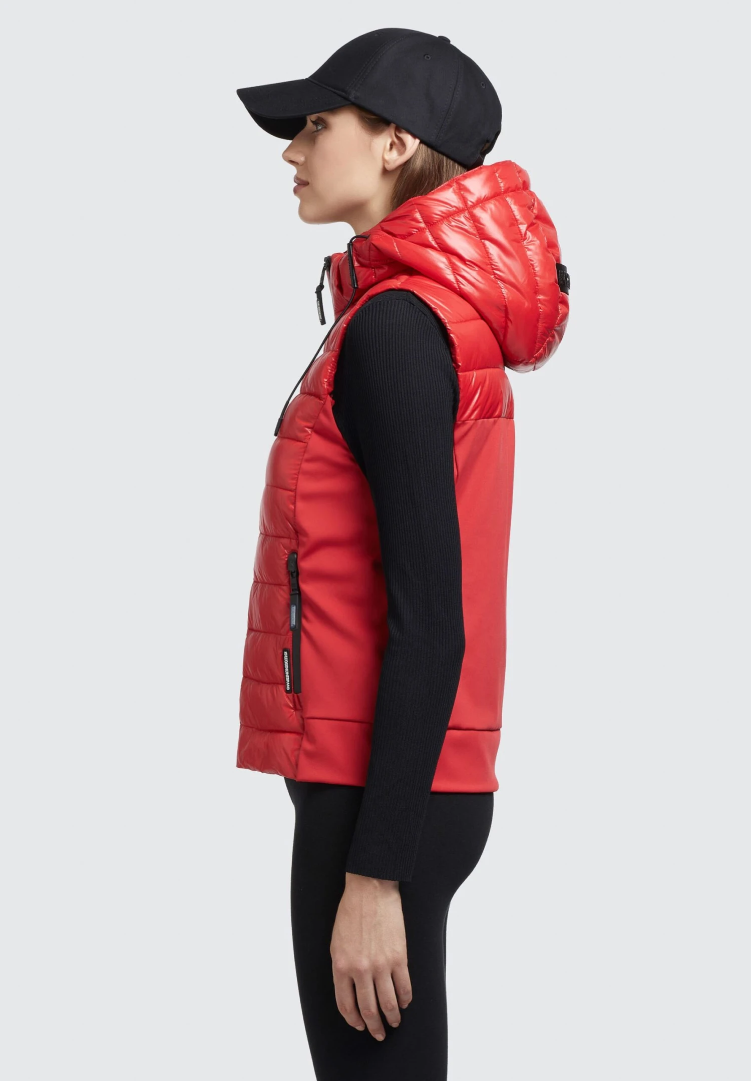 Khujo Fabia Shiny - Chaleco - Rot 7 Khujo Fabia Shiny - Chaleco - Rot - Imagen 5