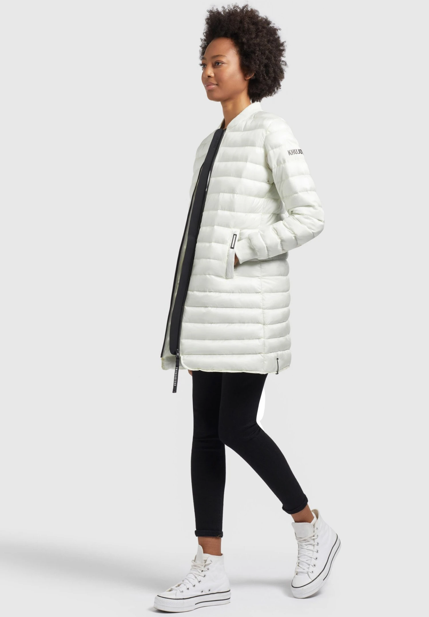 Khujo Greta Shiny - Chaqueta De Entretiempo - Cremeweiß 8 Khujo Greta Shiny - Chaqueta De Entretiempo - Cremeweiß - Imagen 6