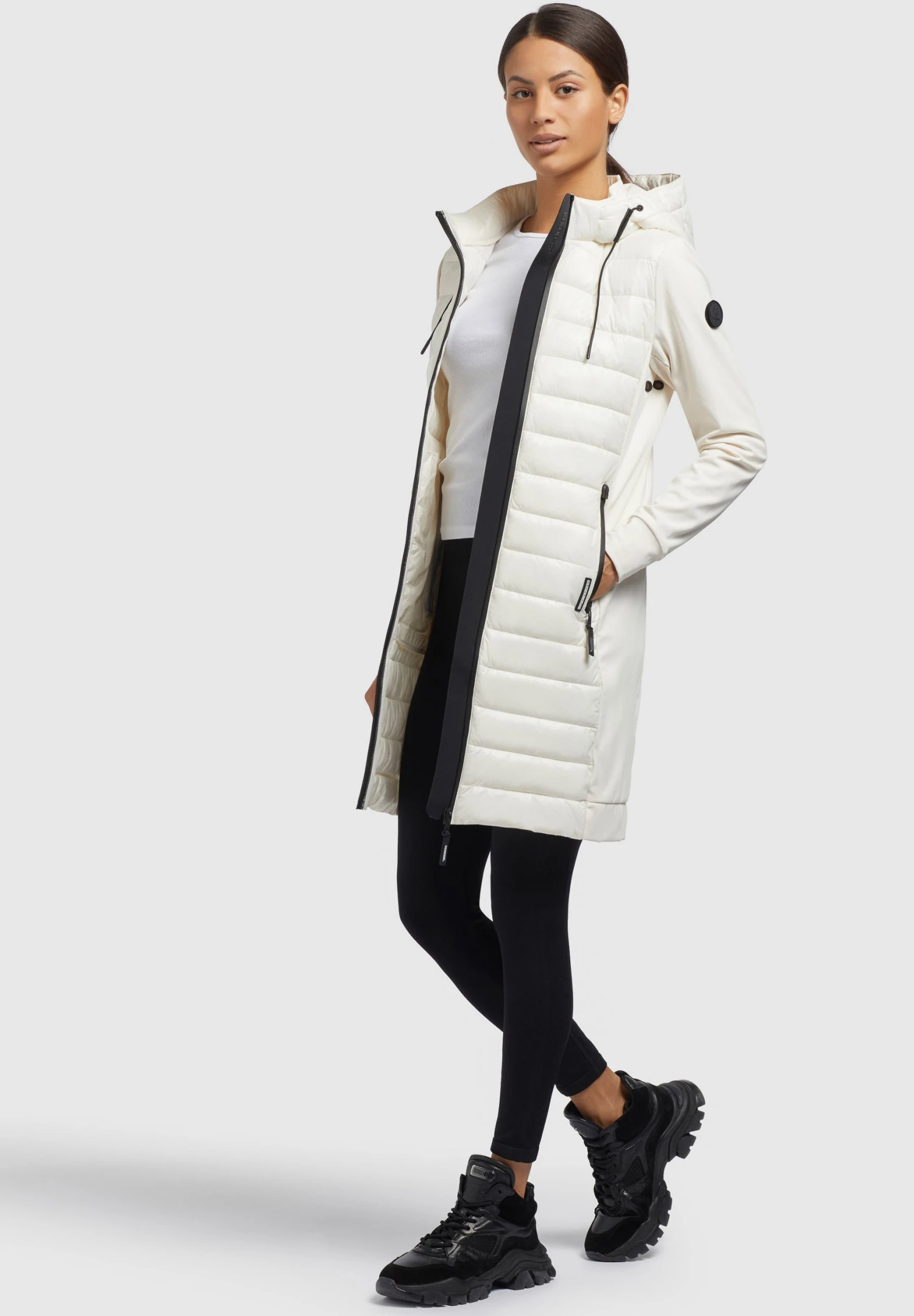 Khujo Ruth Shiny - Abrigo De Invierno - Cremeweiß 9 Khujo Ruth Shiny - Abrigo De Invierno - Cremeweiß - Imagen 7