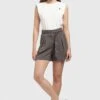 Khujo Elida - Shorts - Anthrazit 1 Khujo Elida - Shorts - Anthrazit -Tienda Ropa Moderna 687a71706f6042b0b795604b91a82f89