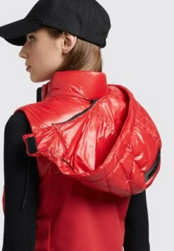 Khujo Fabia Shiny - Chaleco - Rot 16 Khujo Fabia Shiny - Chaleco - Rot -Tienda Ropa Moderna 6e425a24d9ee40eeb3e8e2cd29599439