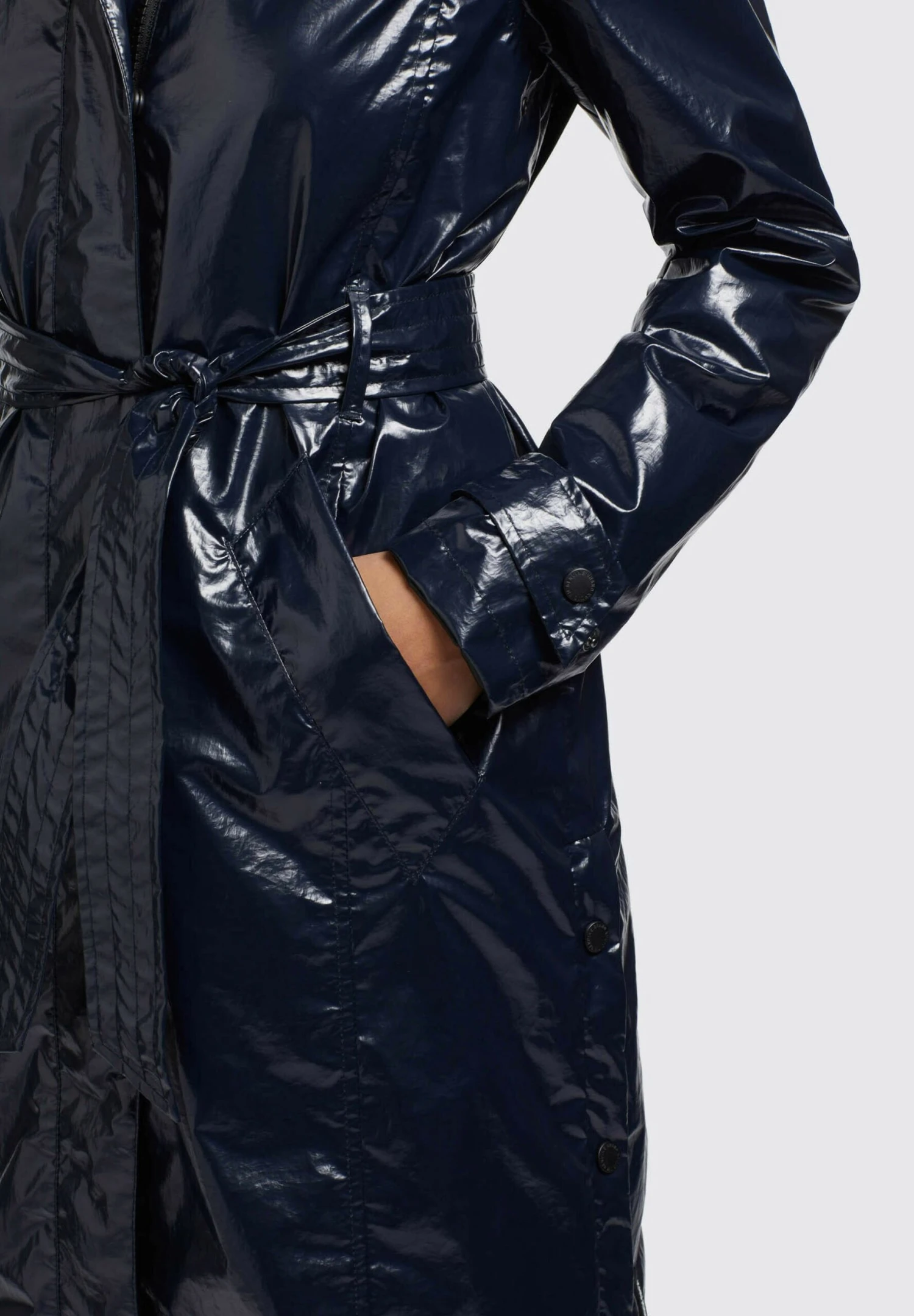 Khujo Alecia - Gabardina - Dunkelblau 8 Khujo Alecia - Gabardina - Dunkelblau - Imagen 6