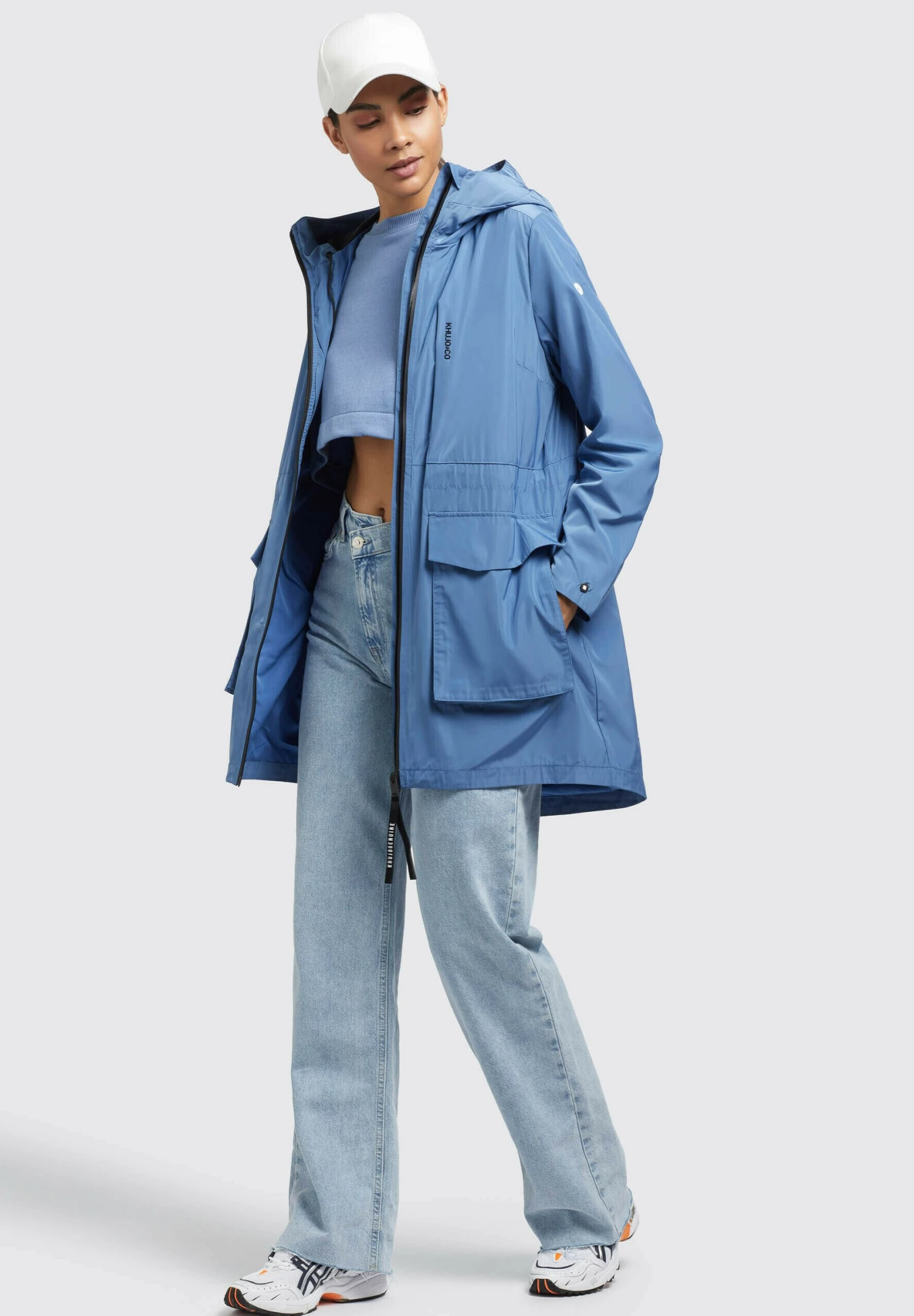 Khujo Mantel Ging - Abrigo Corto - Blau 9 Khujo Mantel Ging - Abrigo Corto - Blau - Imagen 7