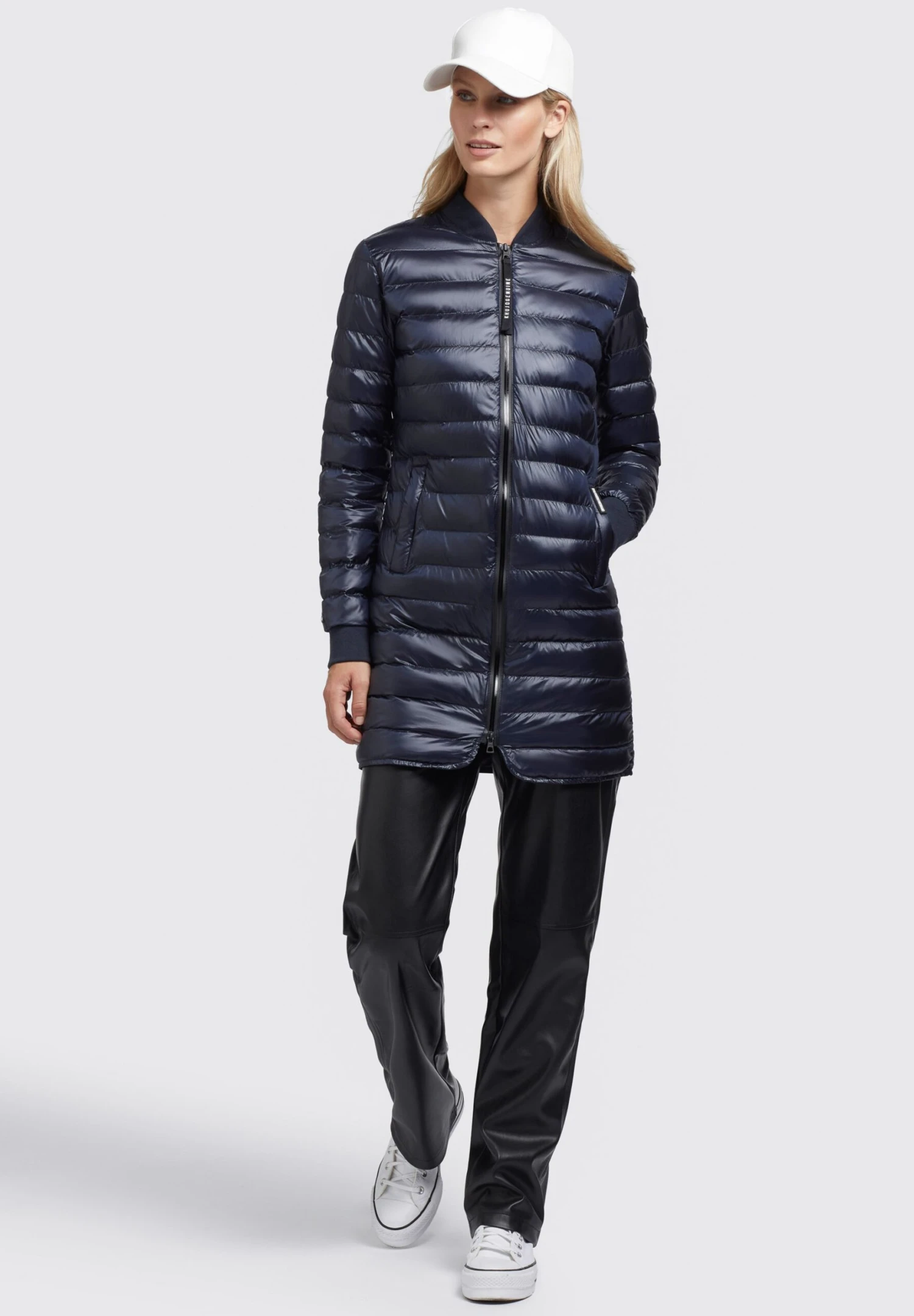 Khujo Greta Shiny - Chaqueta De Entretiempo - Dunkelblau 4 Khujo Greta Shiny - Chaqueta De Entretiempo - Dunkelblau - Imagen 2