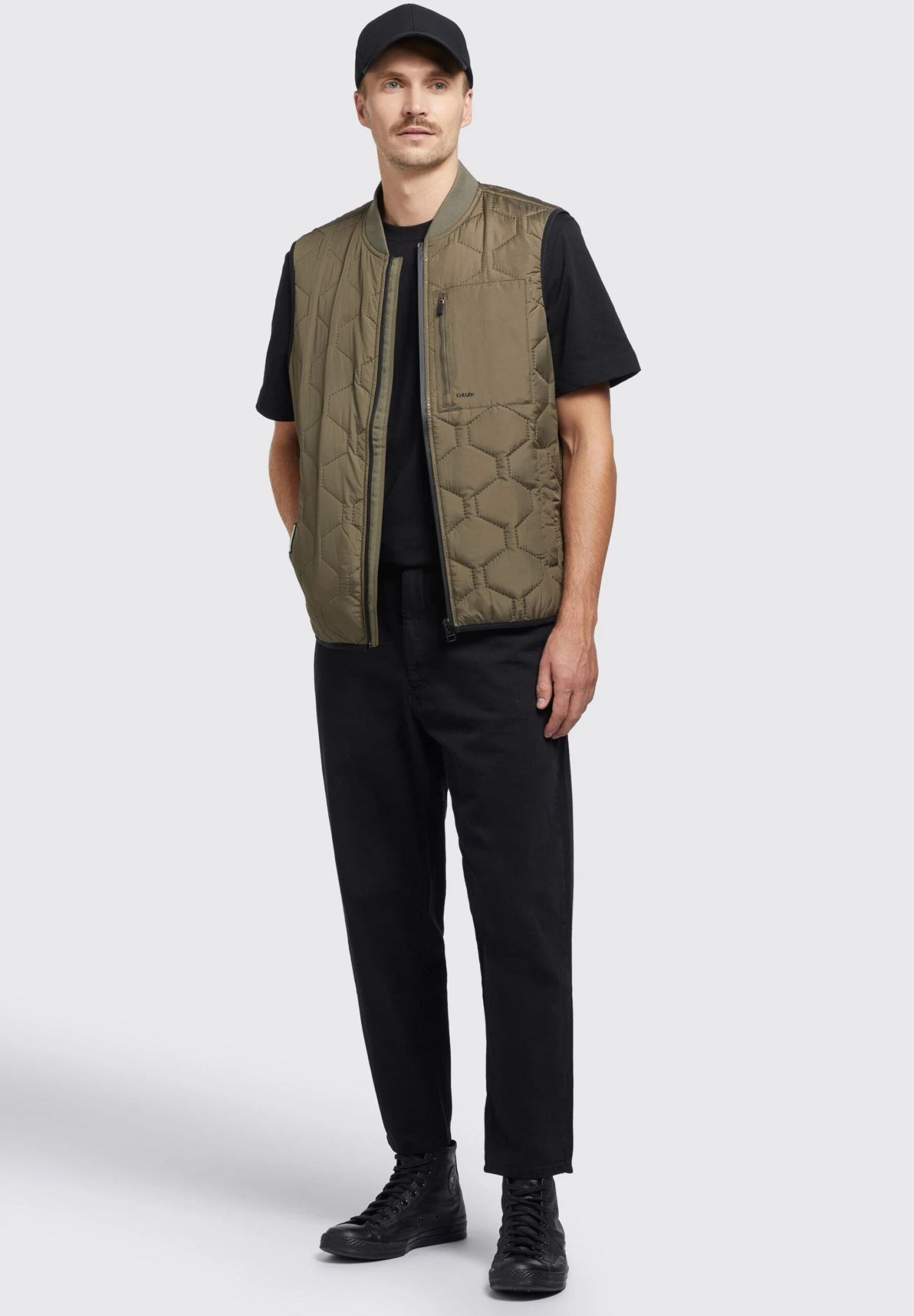 Khujo Liel - Chaleco - Olivgruen 4 Khujo Liel - Chaleco - Olivgruen - Imagen 2