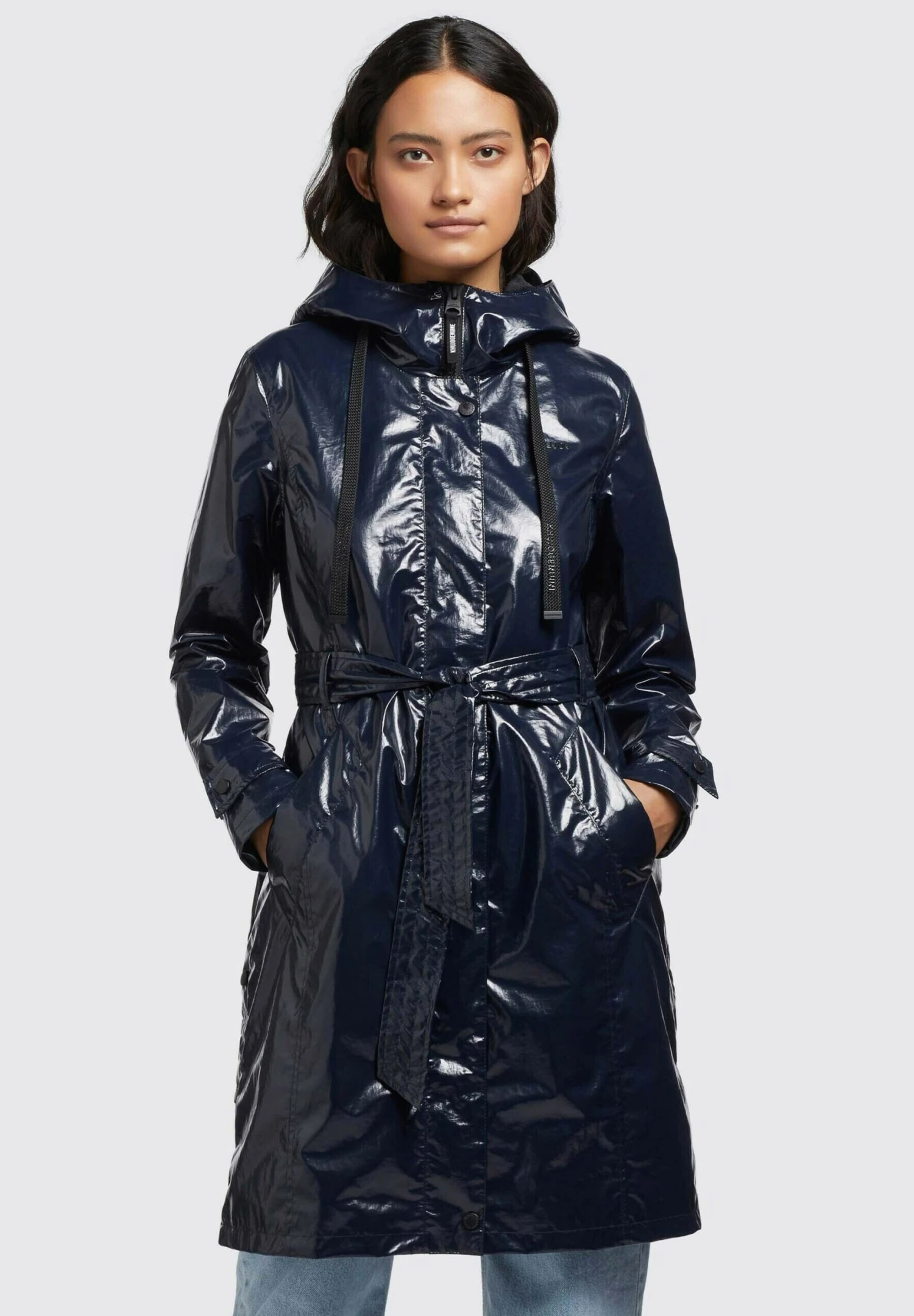 Khujo Alecia - Gabardina - Dunkelblau 3 Khujo Alecia - Gabardina - Dunkelblau