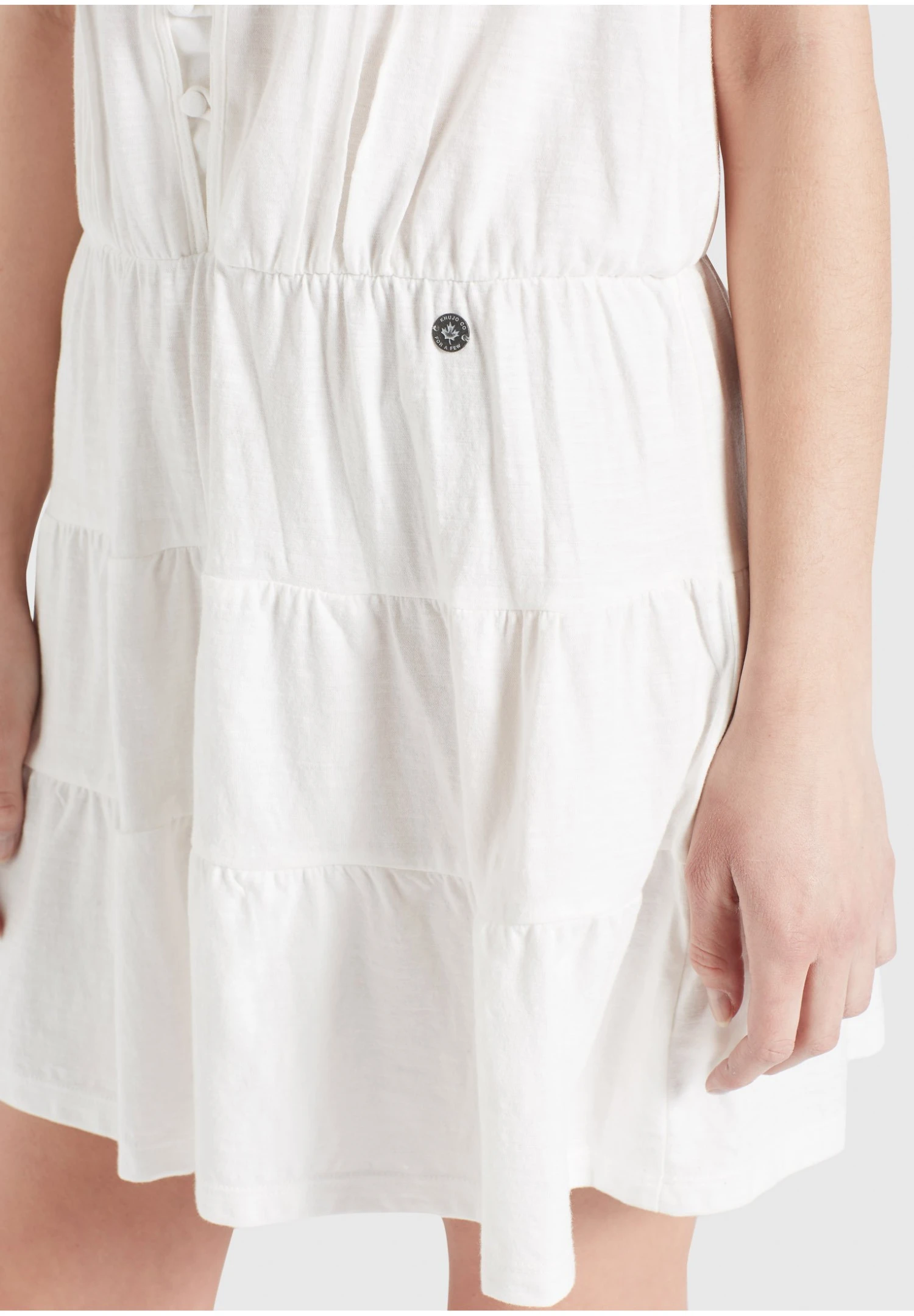 Khujo Kapua - Vestido Informal - Weiß 10 Khujo Kapua - Vestido Informal - Weiß - Imagen 8