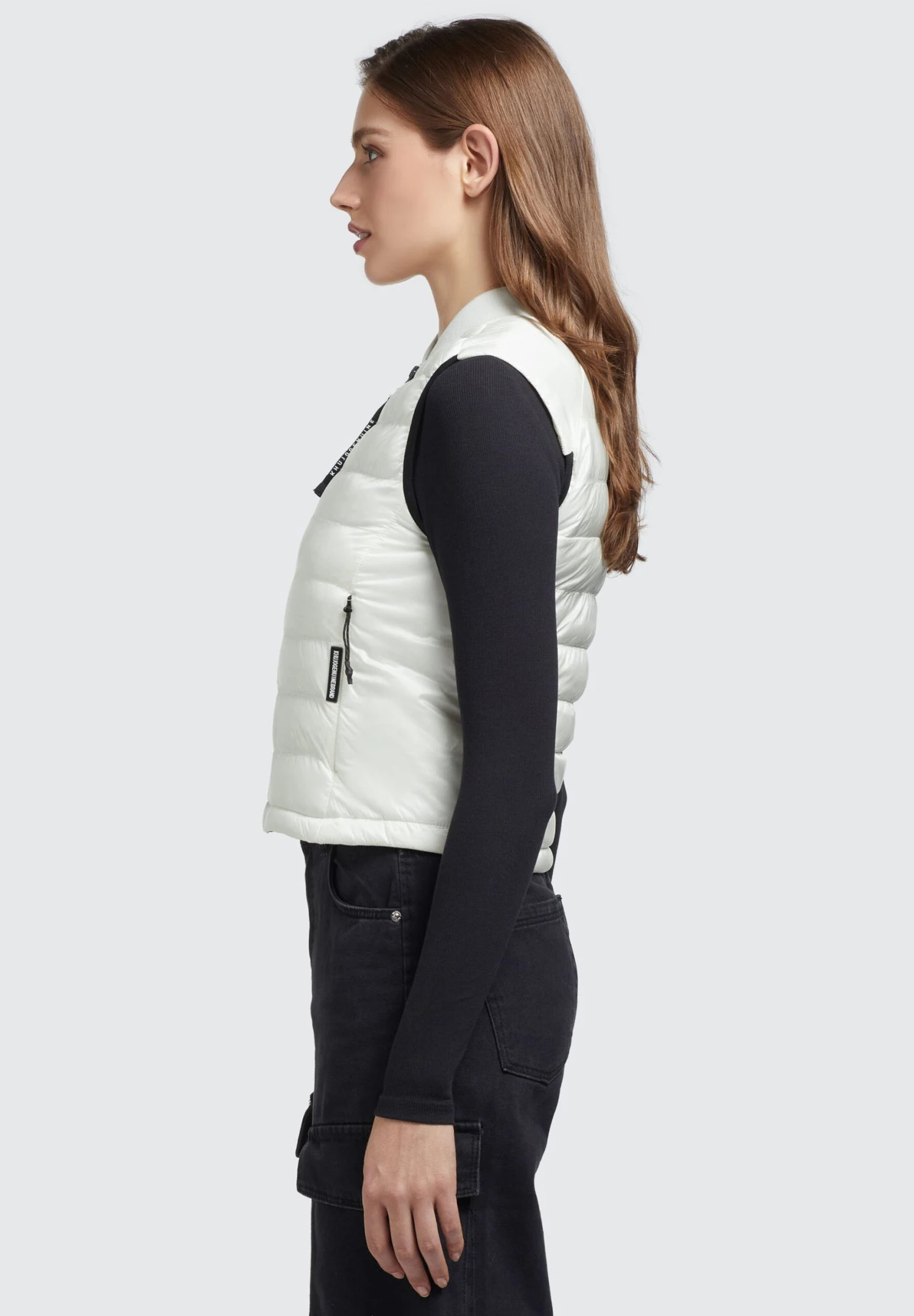 Khujo Stacy- Chaleco - Weiß 7 Khujo Stacy- Chaleco - Weiß - Imagen 5