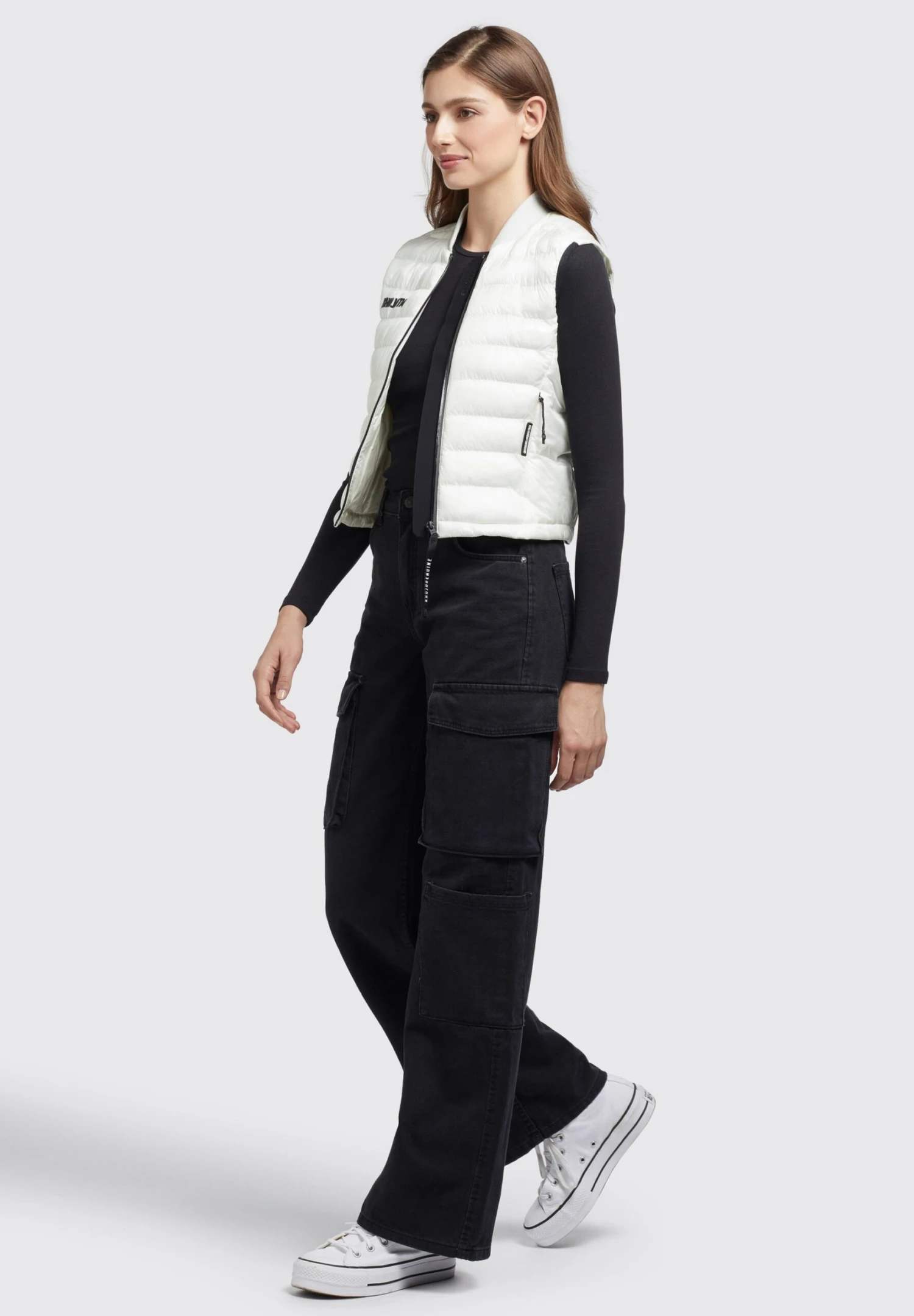 Khujo Stacy- Chaleco - Weiß 6 Khujo Stacy- Chaleco - Weiß - Imagen 4