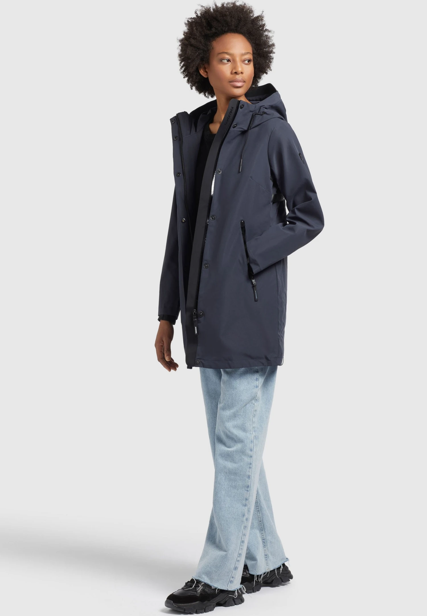 Khujo Izaf - Impermeable - Dunkelblau 6 Khujo Izaf - Impermeable - Dunkelblau - Imagen 4