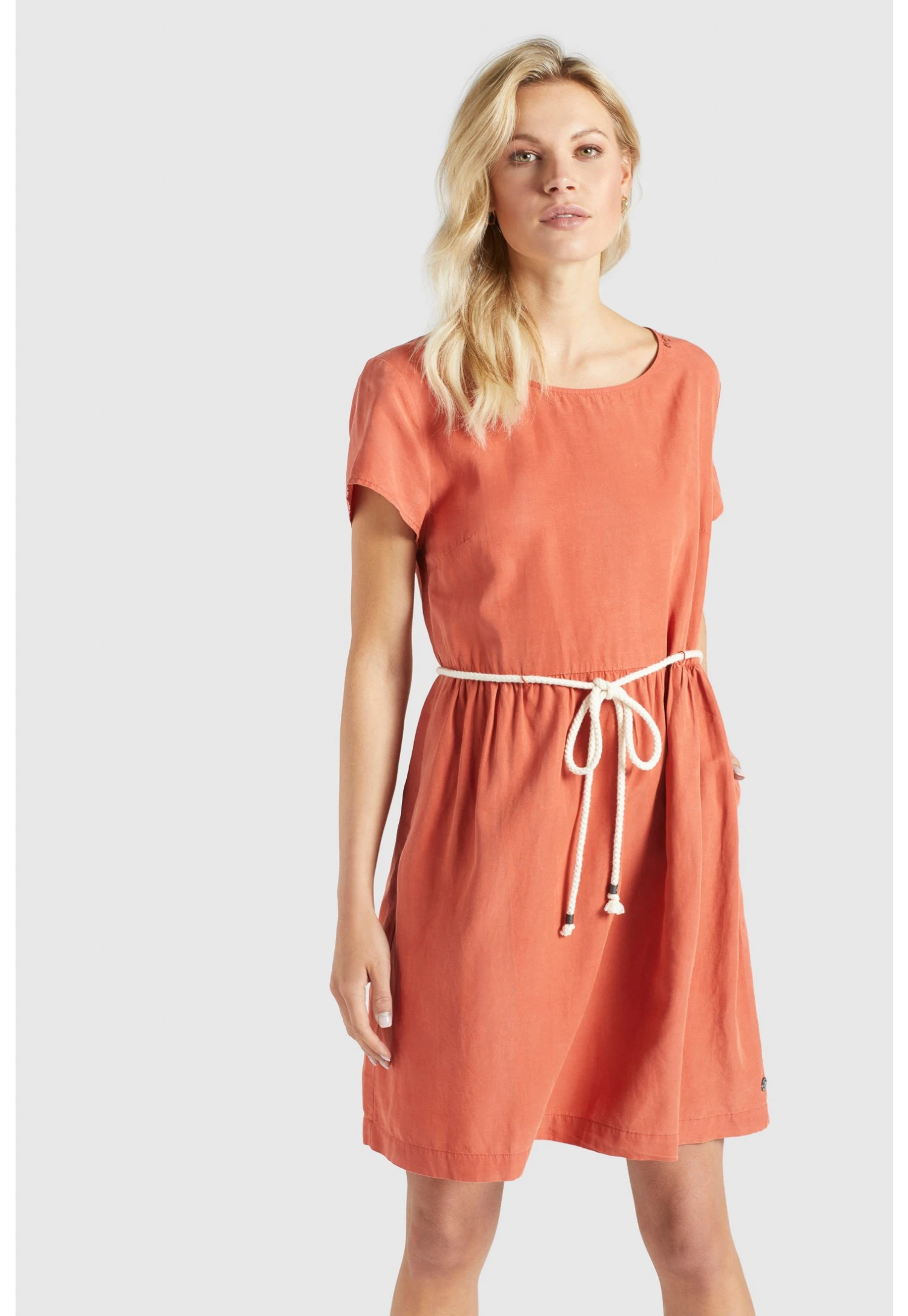 Khujo Asba - Vestido Informal - Terrakotta 3 Khujo Asba - Vestido Informal - Terrakotta