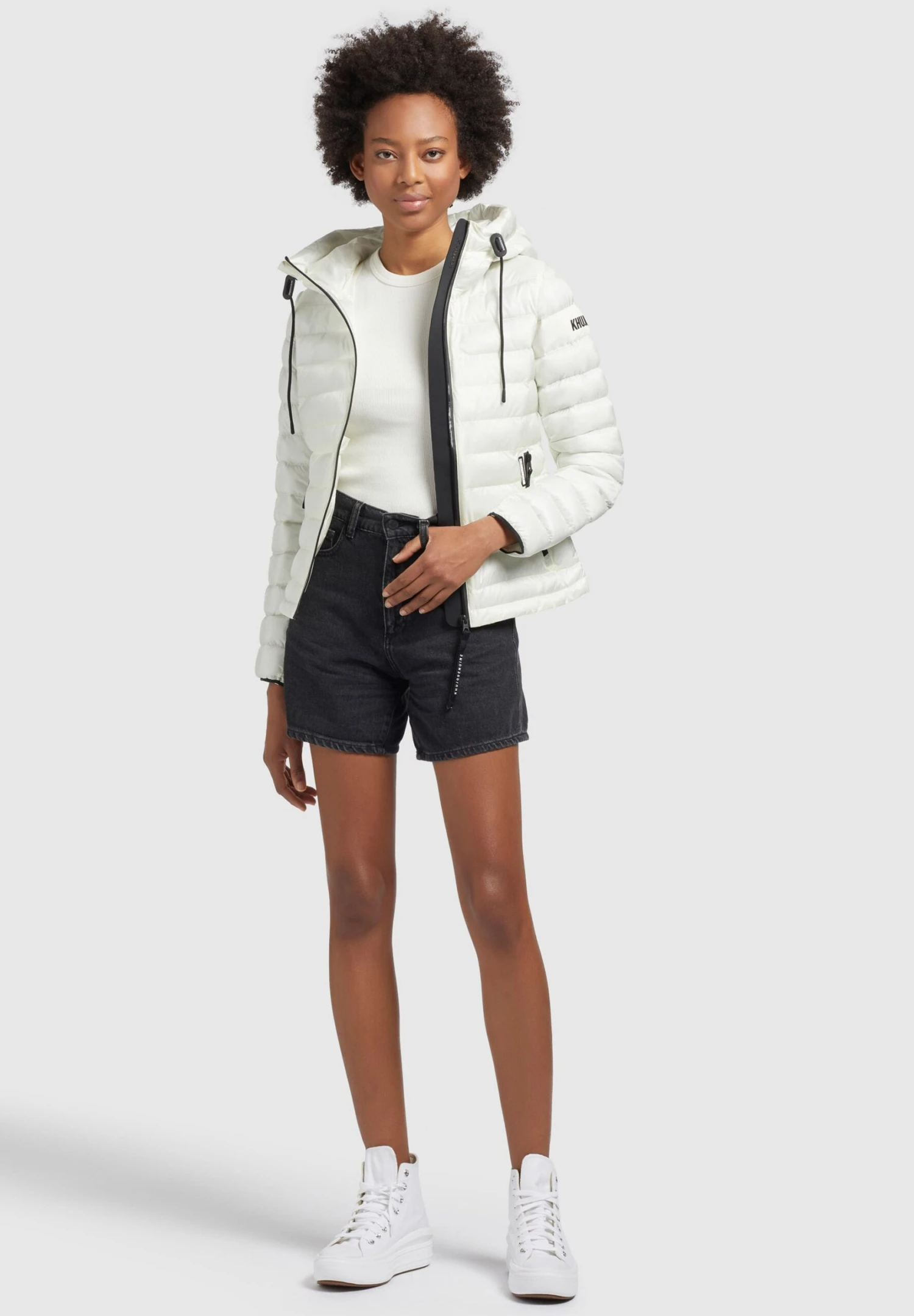 Khujo Lovina4 Shiny - Chaqueta De Entretiempo - Cremeweiß 4 Khujo Lovina4 Shiny - Chaqueta De Entretiempo - Cremeweiß - Imagen 2