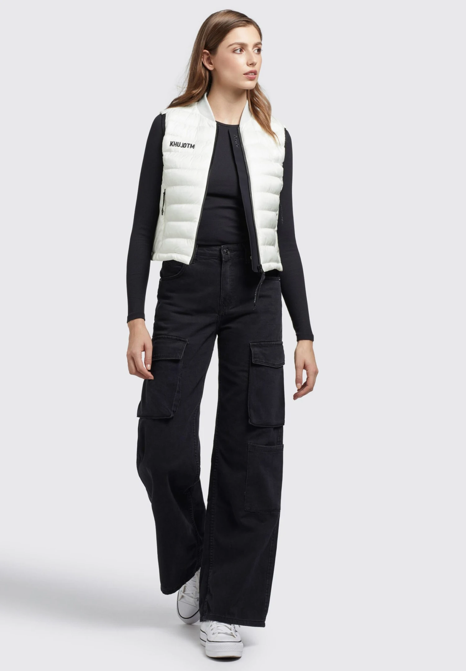 Khujo Stacy- Chaleco - Weiß 4 Khujo Stacy- Chaleco - Weiß - Imagen 2