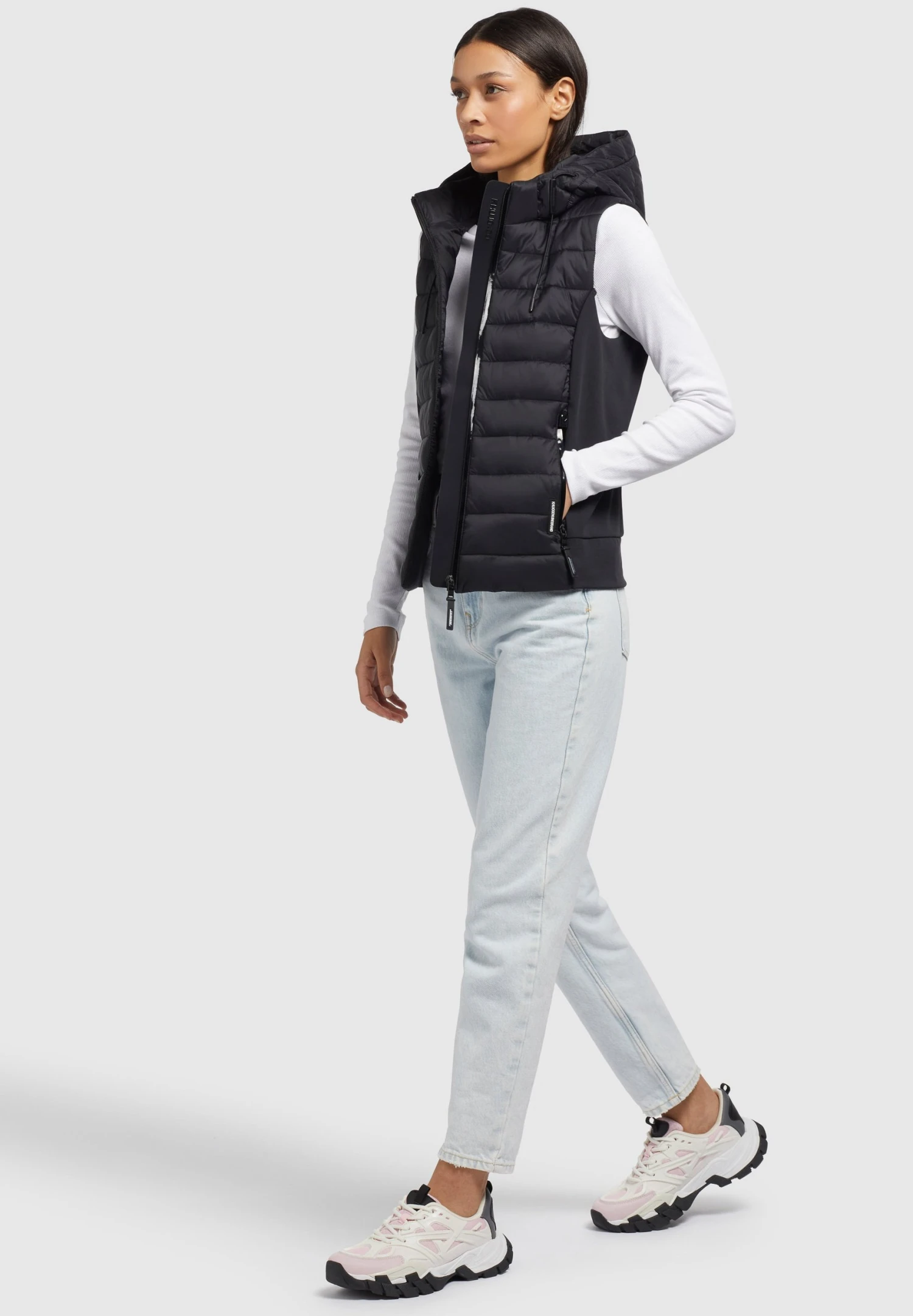 Khujo Fabia Matt - Chaleco - Schwarz 4 Khujo Fabia Matt - Chaleco - Schwarz - Imagen 2