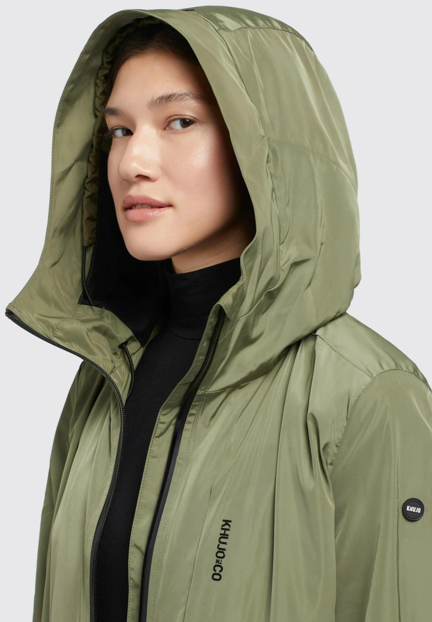 Khujo Mantel Ging - Abrigo Corto - Olivgrün 7 Khujo Mantel Ging - Abrigo Corto - Olivgrün - Imagen 5