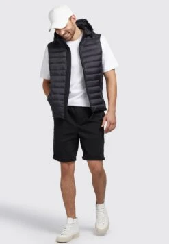 Khujo Wemo Matt - Chaleco - Schwarz -Tienda Ropa Moderna ba5d2469a2ea4869bc131e1f26cf84bf