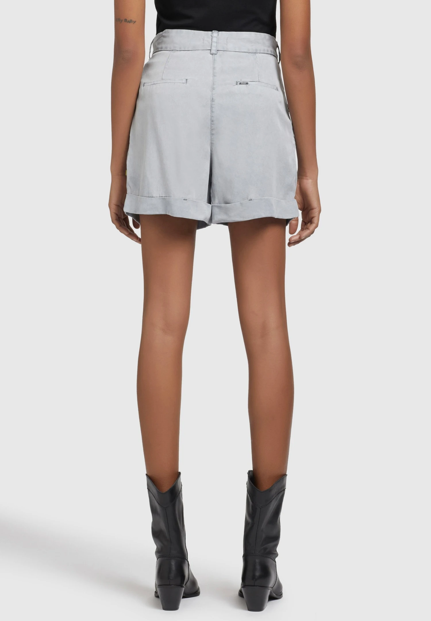 Khujo Elida - Shorts - Grey 5 Khujo Elida - Shorts - Grey - Imagen 3