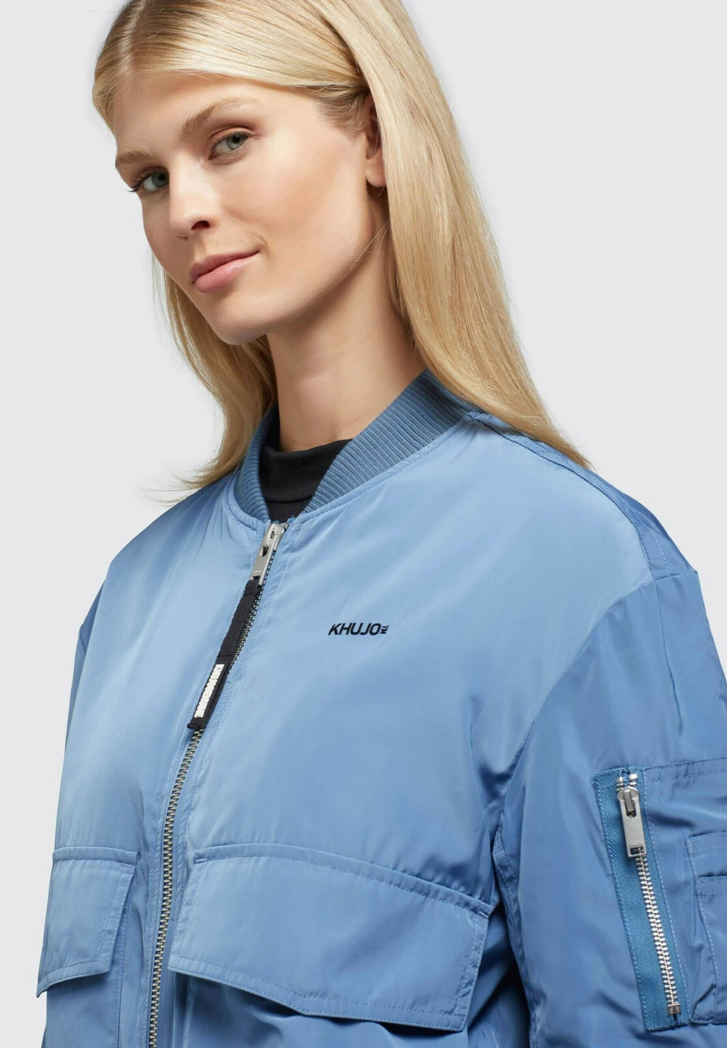 Khujo Nova - Chaquetas Bomber - Blau 8 Khujo Nova - Chaquetas Bomber - Blau - Imagen 6