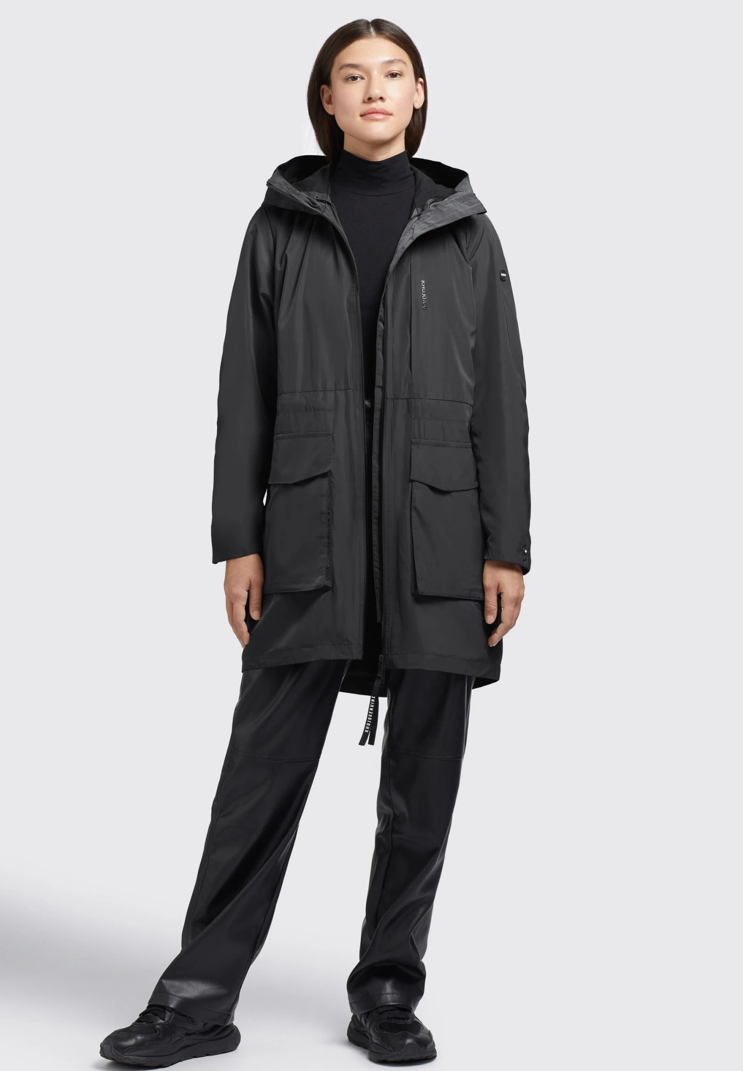 Khujo Mantel Ging - Abrigo Corto - Schwarz 4 Khujo Mantel Ging - Abrigo Corto - Schwarz - Imagen 2