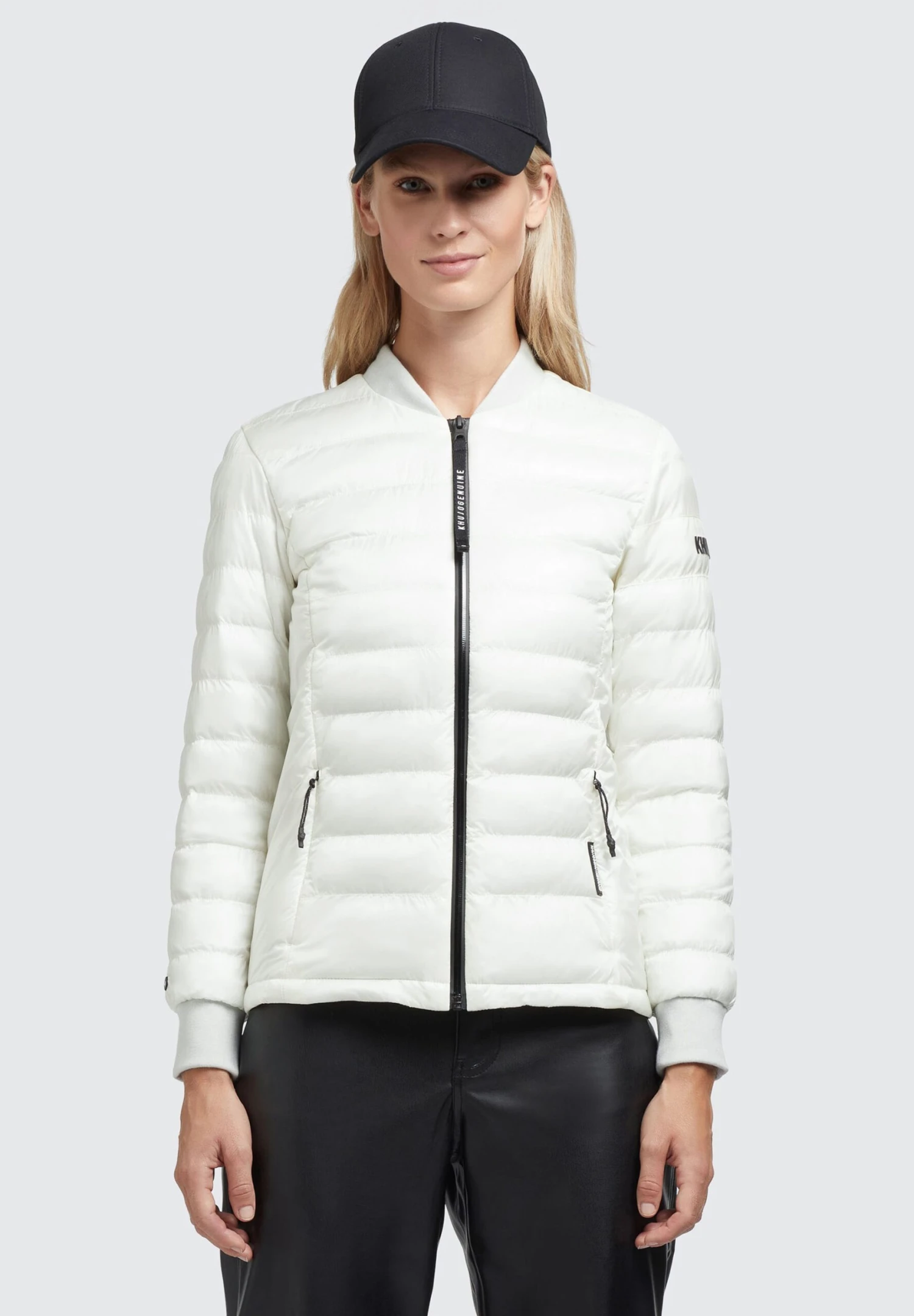 Khujo Maude Shiny - Chaquetas Bomber - Cremeweiß 3 Khujo Maude Shiny - Chaquetas Bomber - Cremeweiß