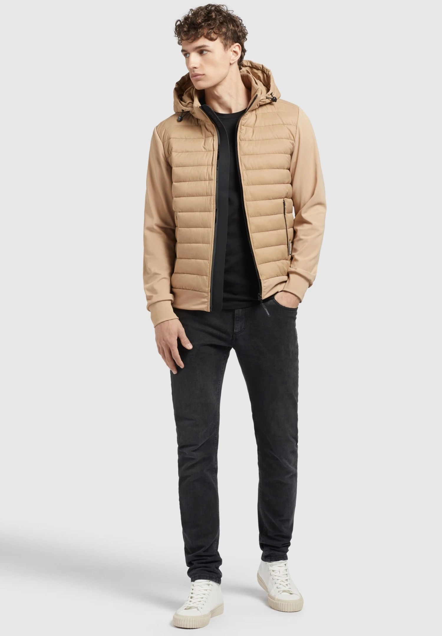 Khujo Bolt Matt - Chaqueta De Entretiempo - Beige 4 Khujo Bolt Matt - Chaqueta De Entretiempo - Beige - Imagen 2