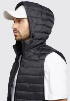 Khujo Wemo Matt - Chaleco - Schwarz -Tienda Ropa Moderna d447fa97aabe4fec9cb7299b582d0bf2