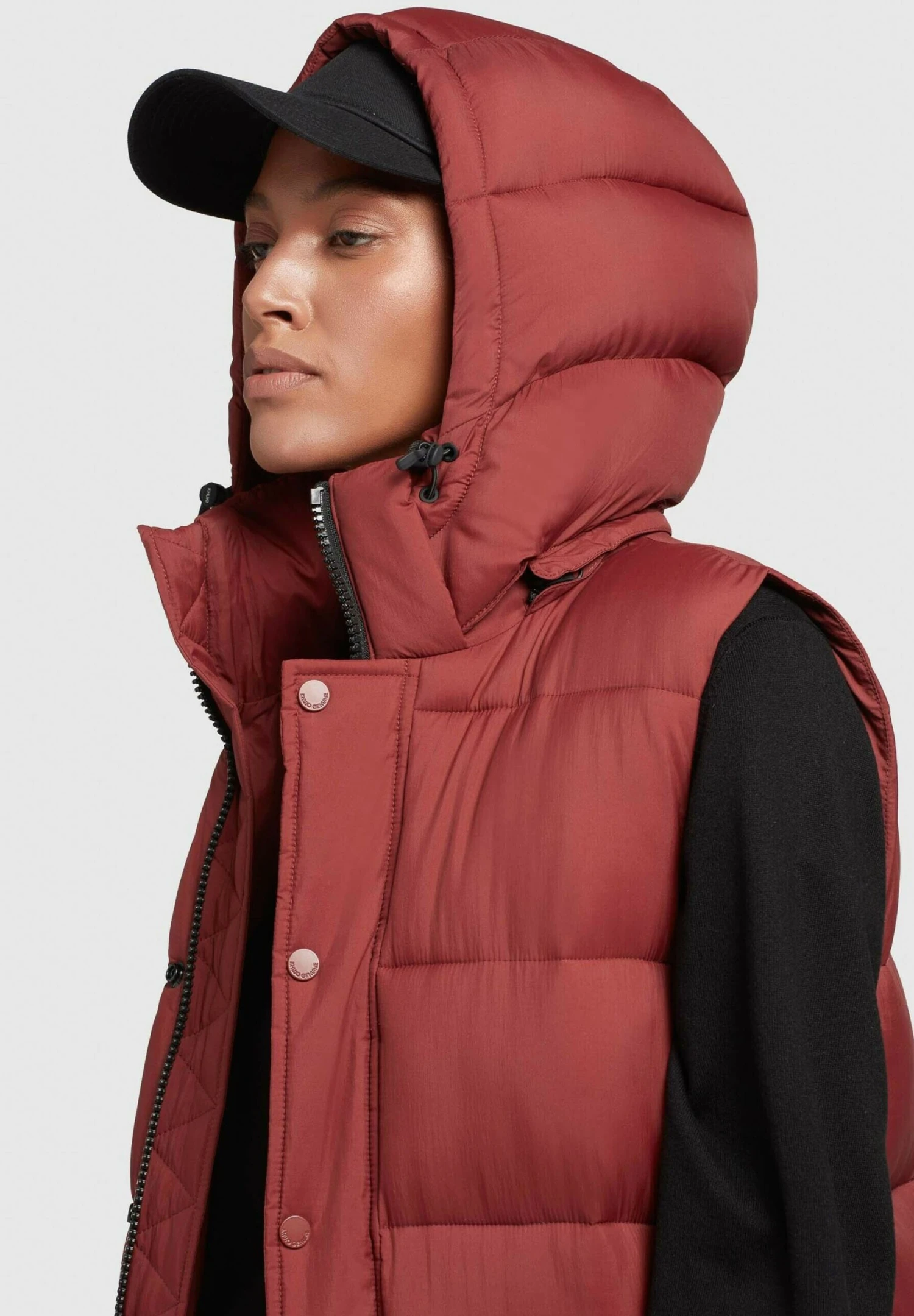 Khujo Magneta Matt - Chaleco - Rostrot 6 Khujo Magneta Matt - Chaleco - Rostrot - Imagen 4