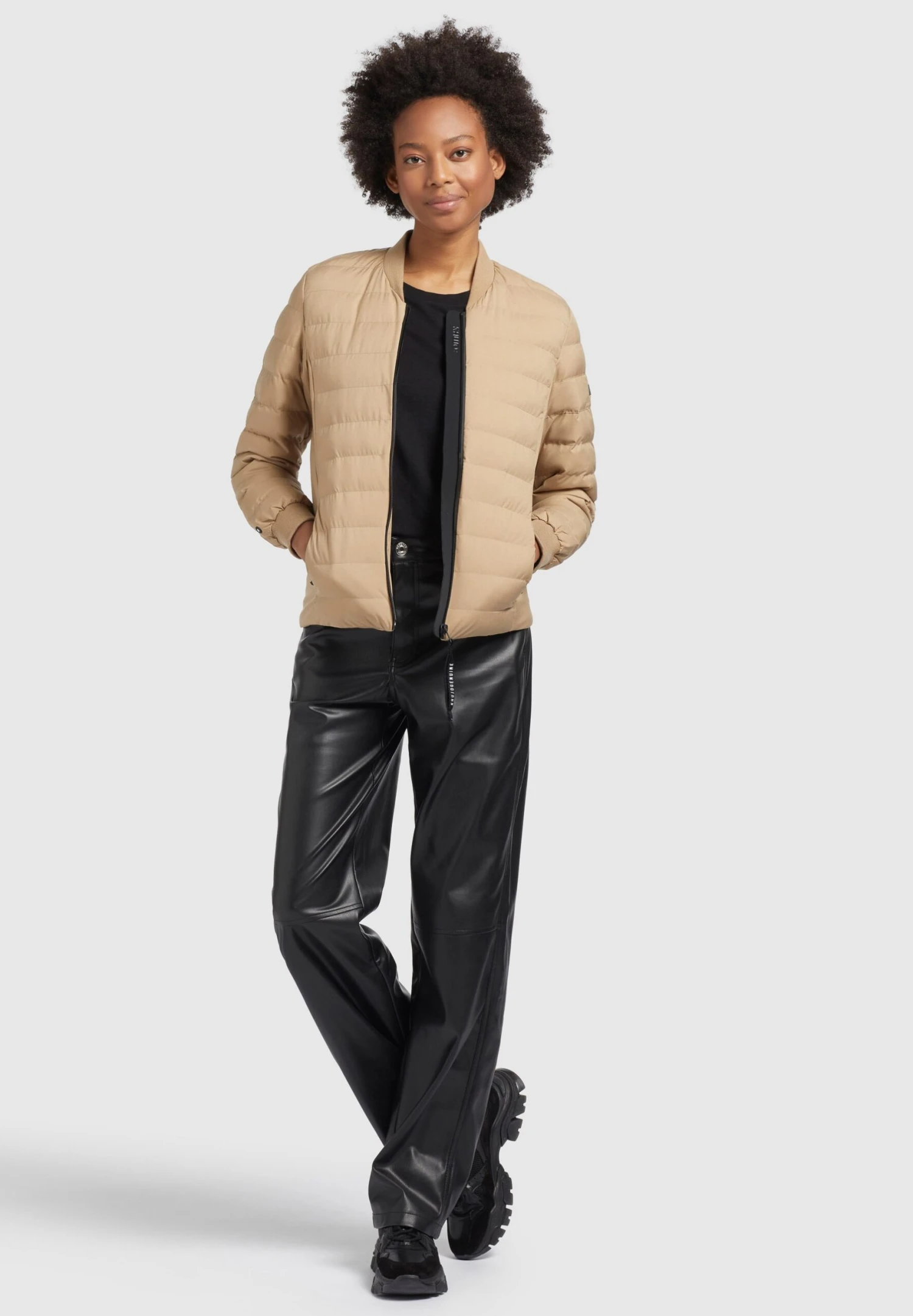 Khujo Maude Matt - Chaqueta De Entretiempo - Beige 4 Khujo Maude Matt - Chaqueta De Entretiempo - Beige - Imagen 2