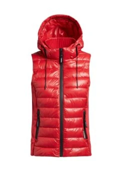 Khujo Fabia Shiny - Chaleco - Rot 17 Khujo Fabia Shiny - Chaleco - Rot -Tienda Ropa Moderna ddbe06d1e4de4247a868d9f674ee2a9f