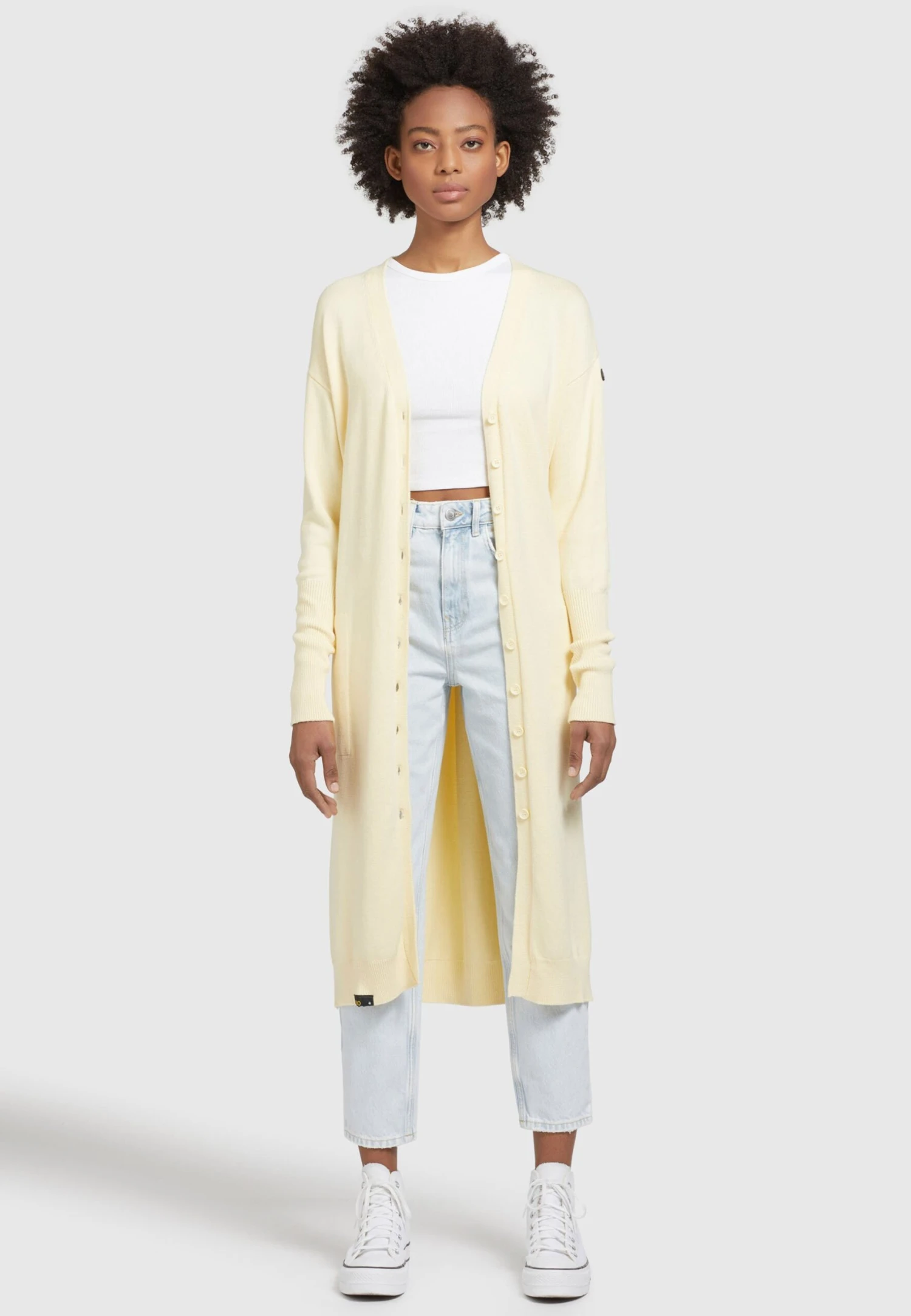 Khujo Elina - Abrigo Corto - Hellgelb 4 Khujo Elina - Abrigo Corto - Hellgelb - Imagen 2