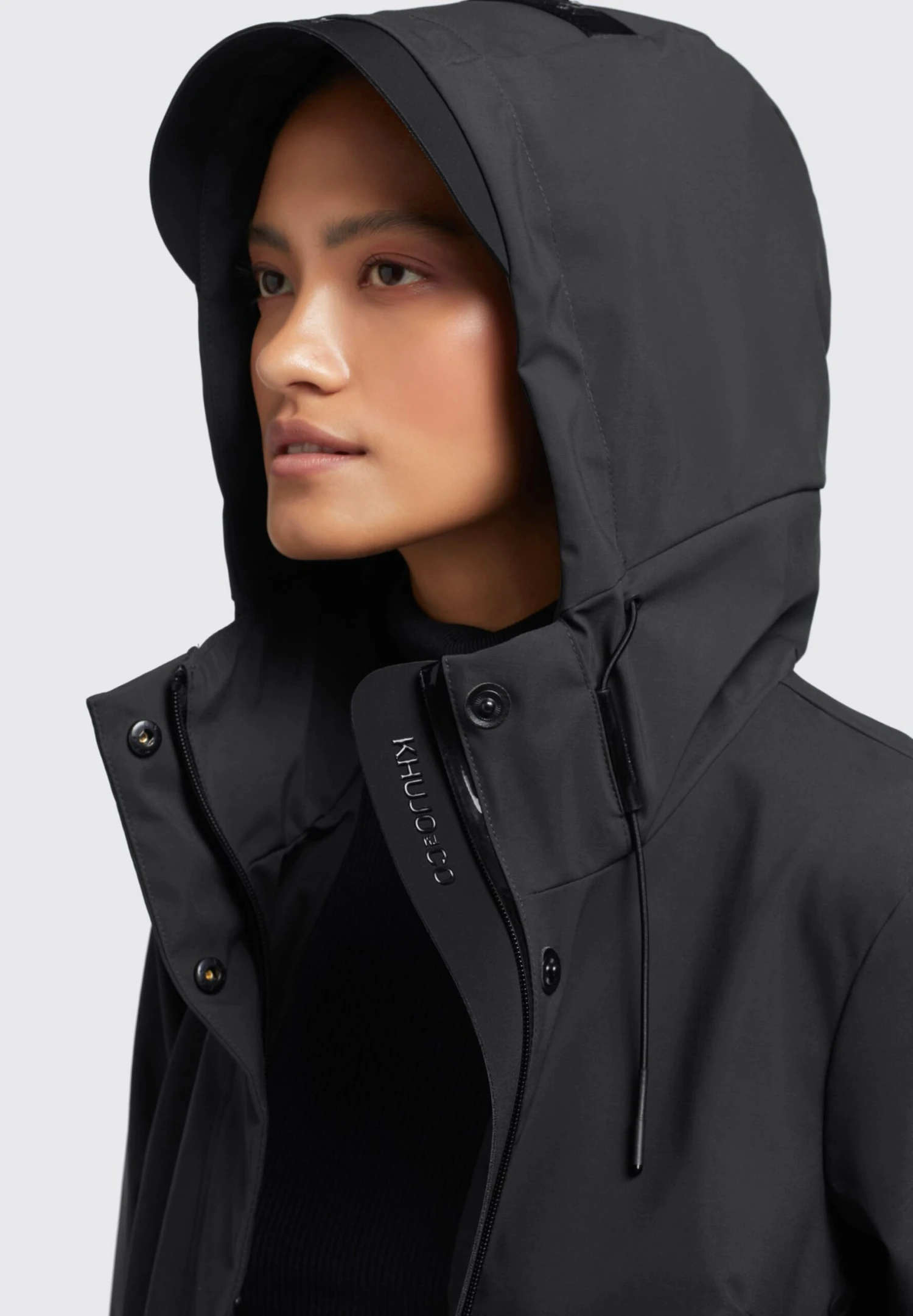 Khujo Izaf - Impermeable - Schwarz 7 Khujo Izaf - Impermeable - Schwarz - Imagen 5