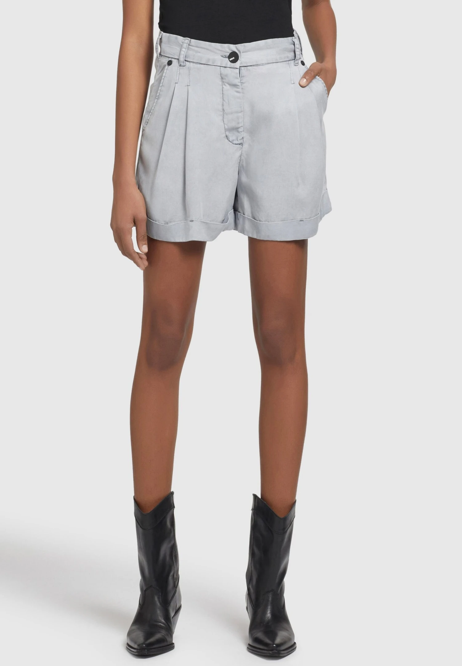 Khujo Elida - Shorts - Grey 3 Khujo Elida - Shorts - Grey