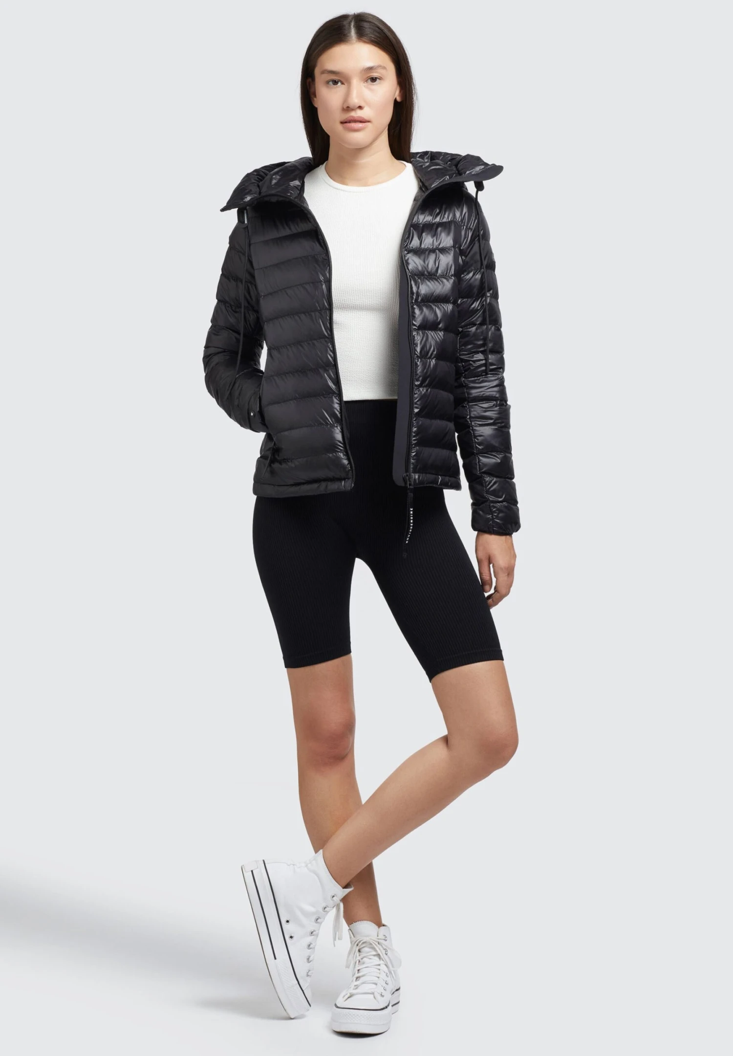 Khujo Lovina4 Shiny - Chaqueta De Entretiempo - Schwarz 6 Khujo Lovina4 Shiny - Chaqueta De Entretiempo - Schwarz - Imagen 4