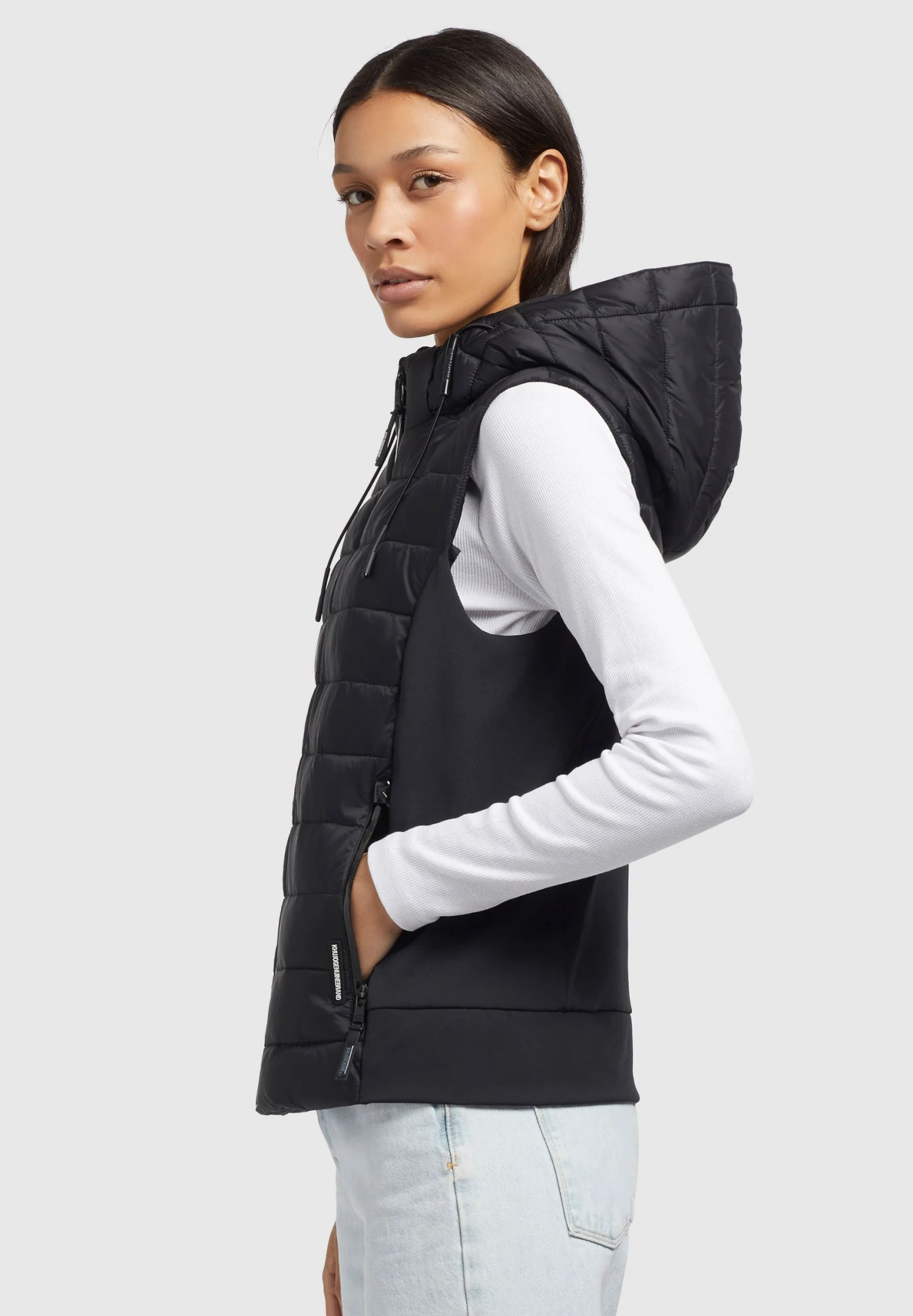 Khujo Fabia Matt - Chaleco - Schwarz 7 Khujo Fabia Matt - Chaleco - Schwarz - Imagen 5