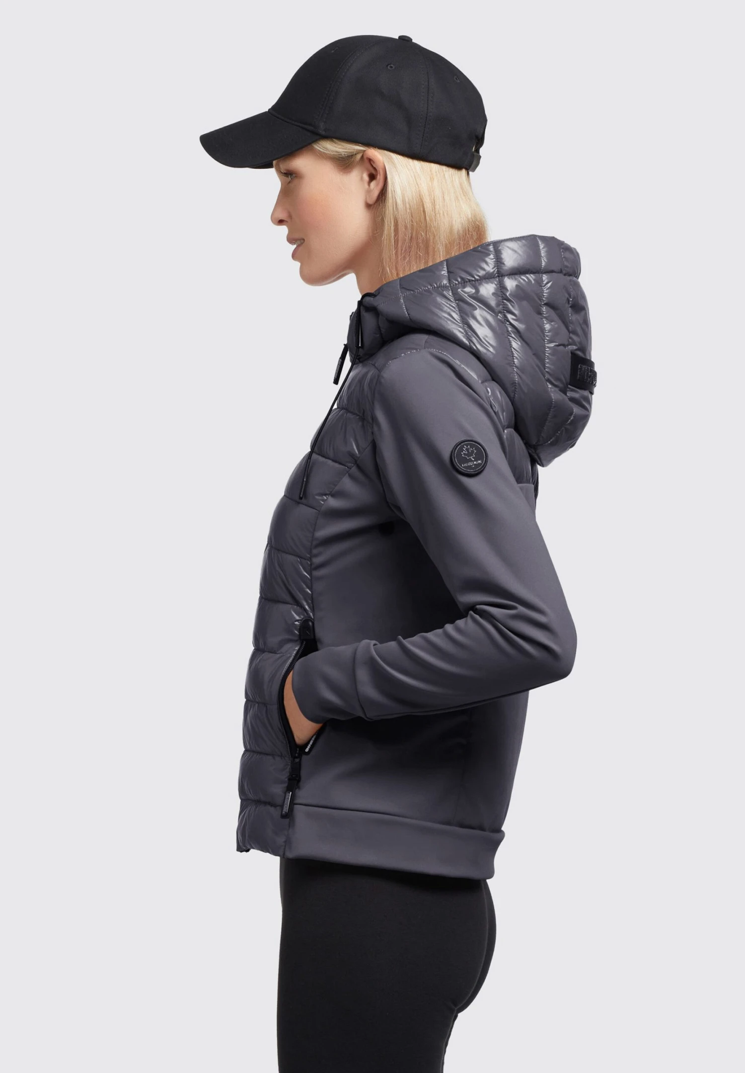 Khujo Ghita Shiny - Chaqueta De Entretiempo - Grau 6 Khujo Ghita Shiny - Chaqueta De Entretiempo - Grau - Imagen 4