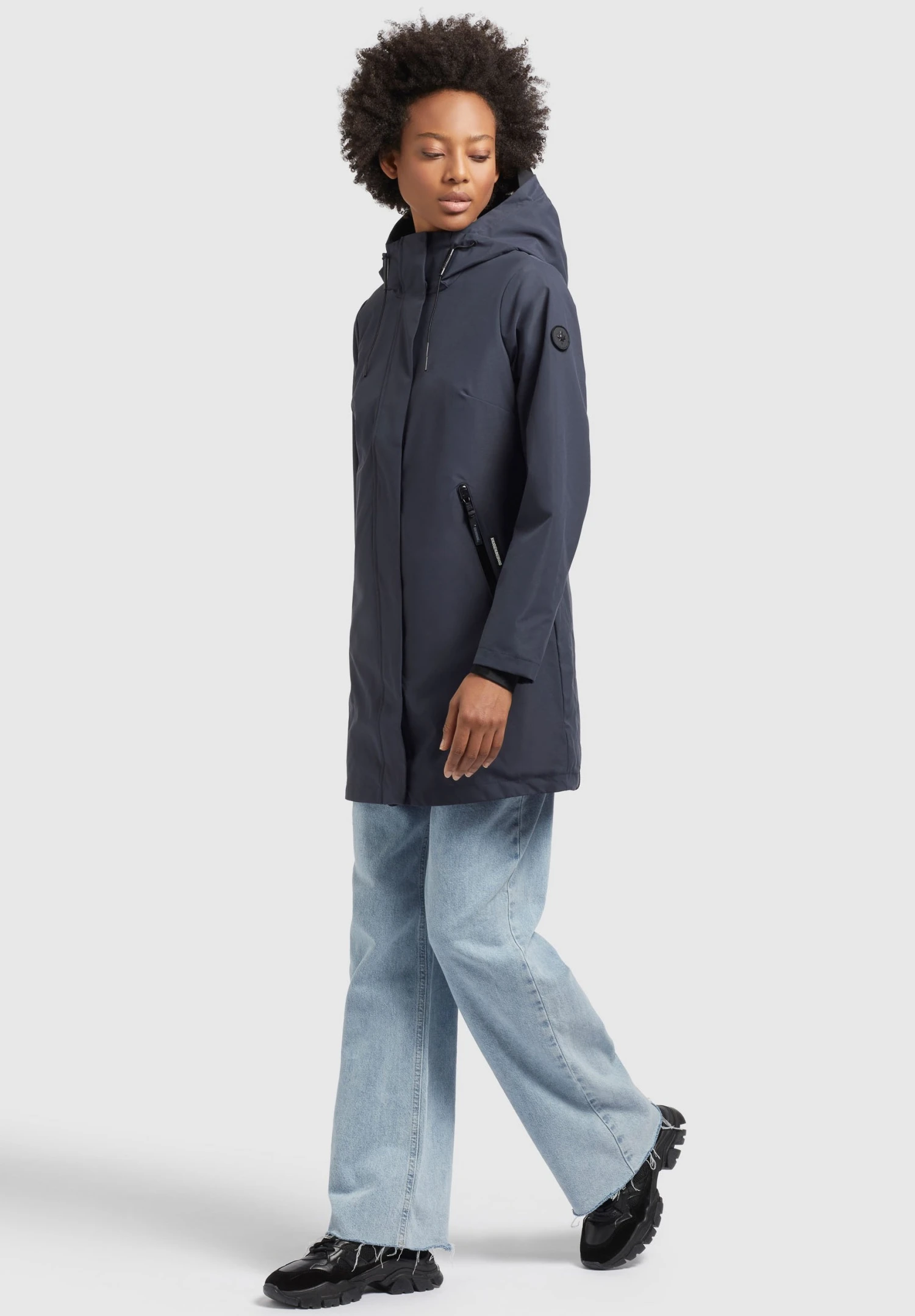 Khujo Izaf - Impermeable - Dunkelblau 4 Khujo Izaf - Impermeable - Dunkelblau - Imagen 2