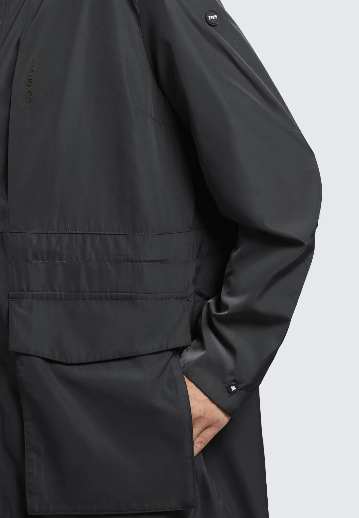 Khujo Mantel Ging - Abrigo Corto - Schwarz 7 Khujo Mantel Ging - Abrigo Corto - Schwarz - Imagen 5
