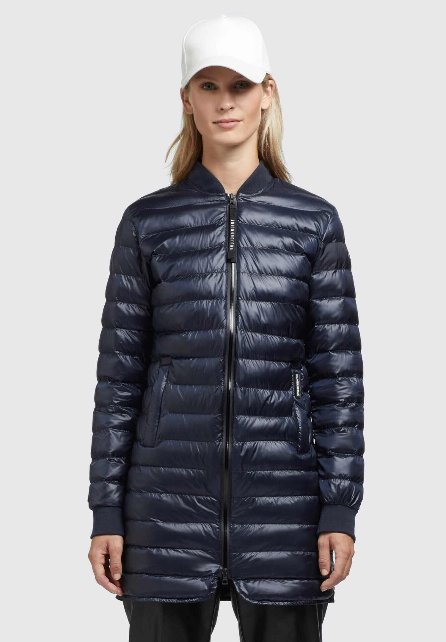 Khujo Greta Shiny - Chaqueta De Entretiempo - Dunkelblau 3 Khujo Greta Shiny - Chaqueta De Entretiempo - Dunkelblau